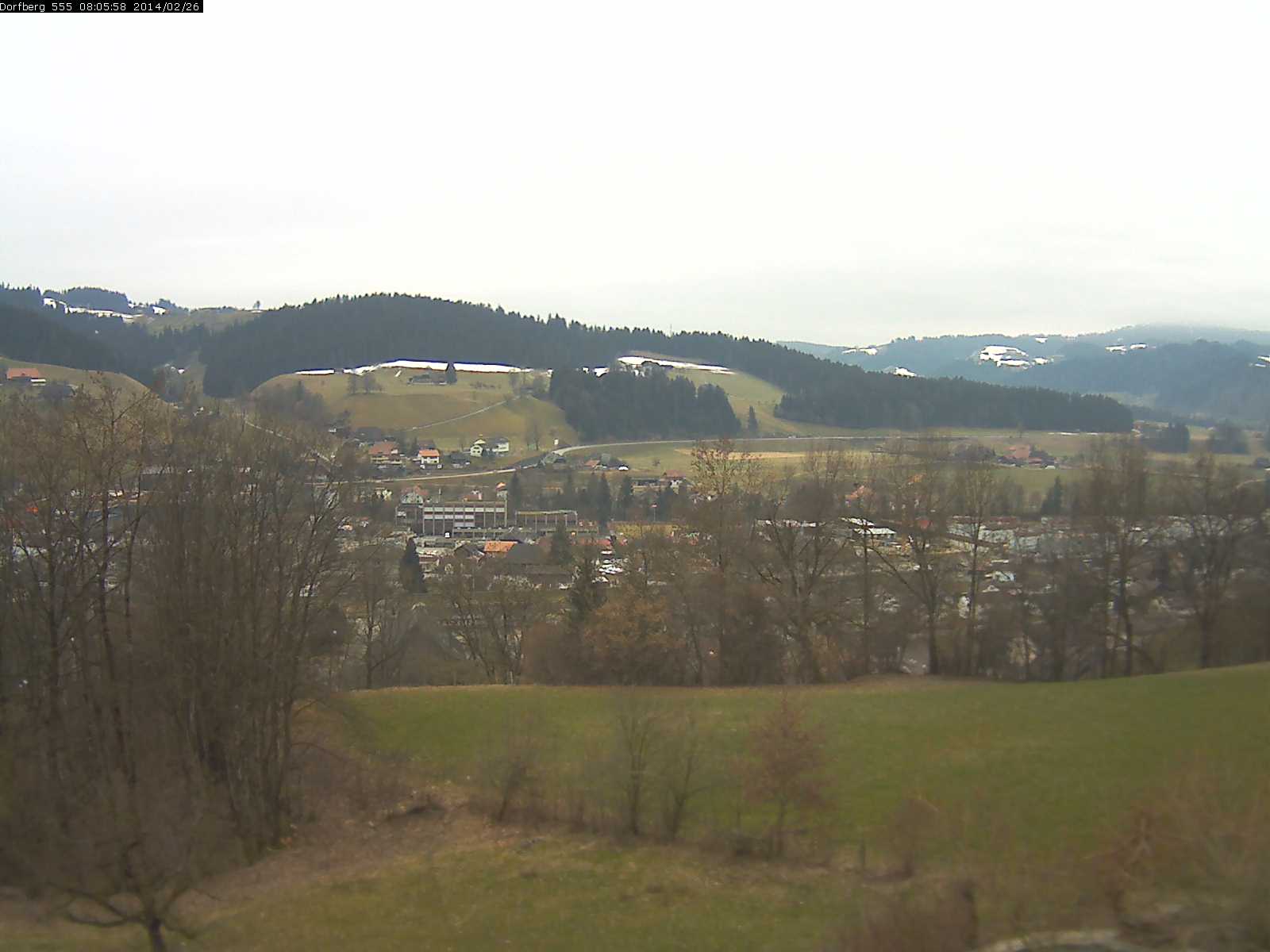 Webcam-Bild: Aussicht vom Dorfberg in Langnau 20140226-080600
