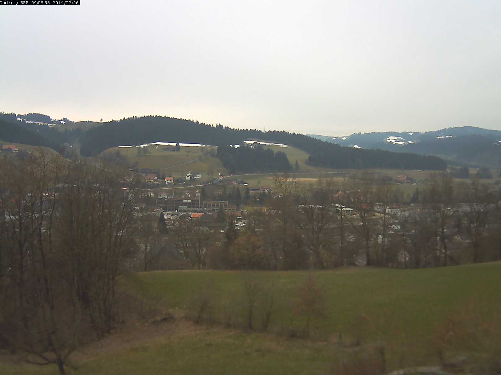 Webcam-Bild: Aussicht vom Dorfberg in Langnau 20140226-090600