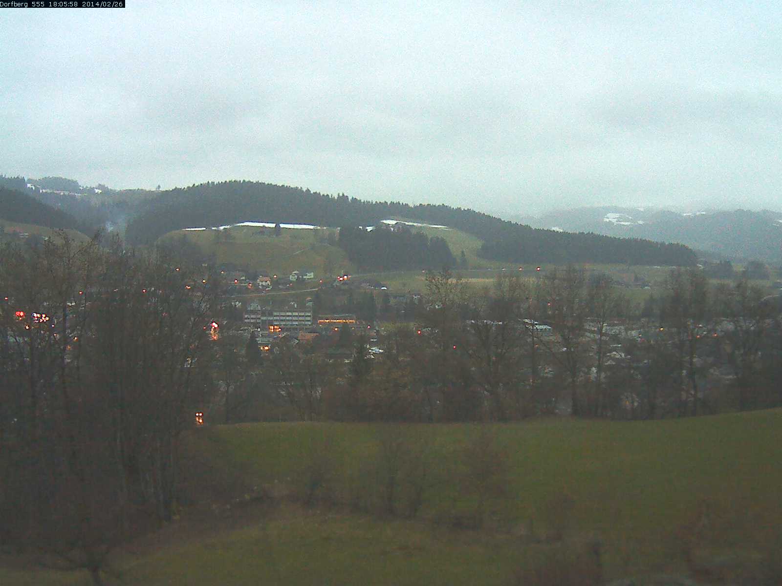Webcam-Bild: Aussicht vom Dorfberg in Langnau 20140226-180600