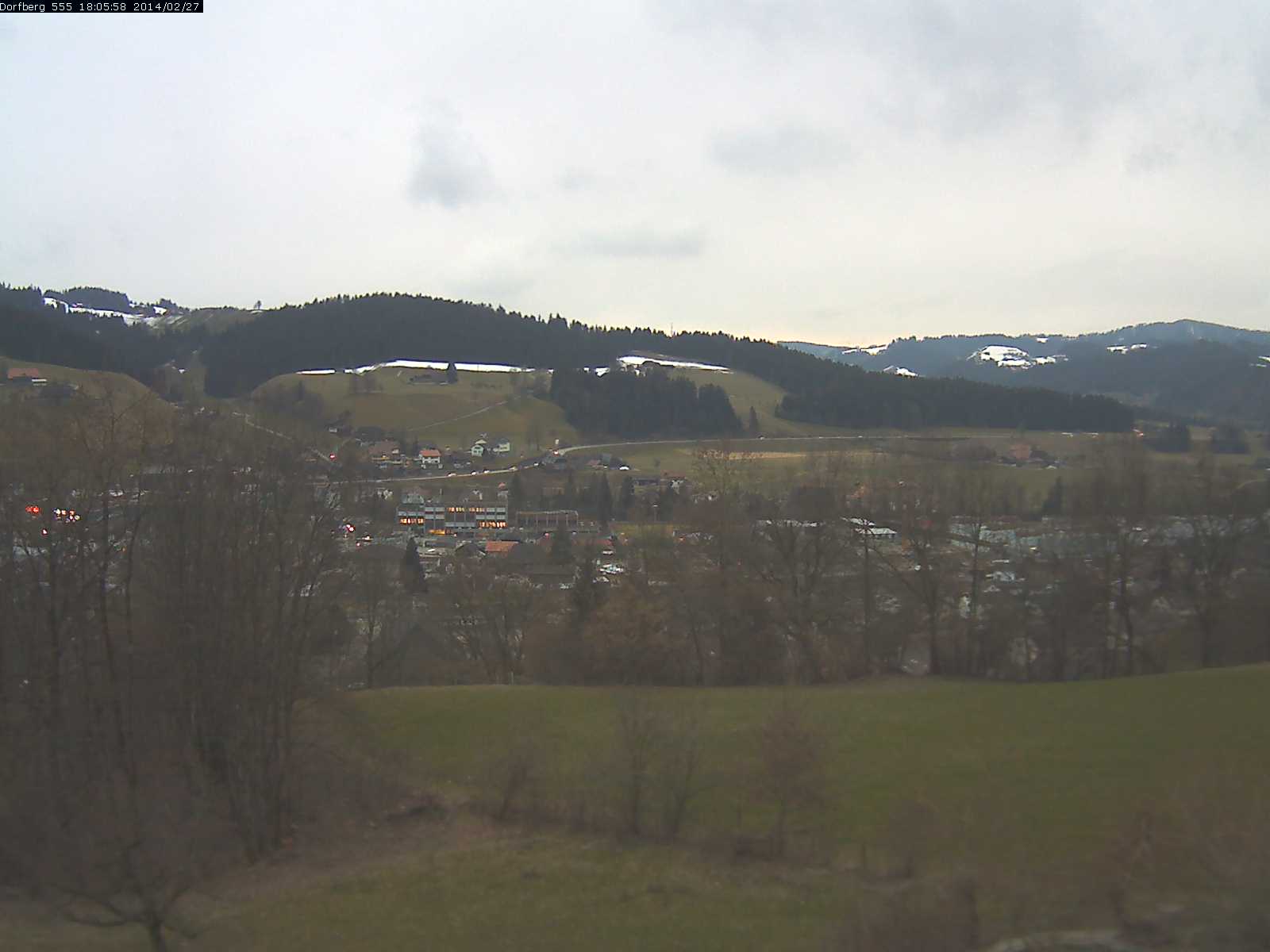 Webcam-Bild: Aussicht vom Dorfberg in Langnau 20140227-180600