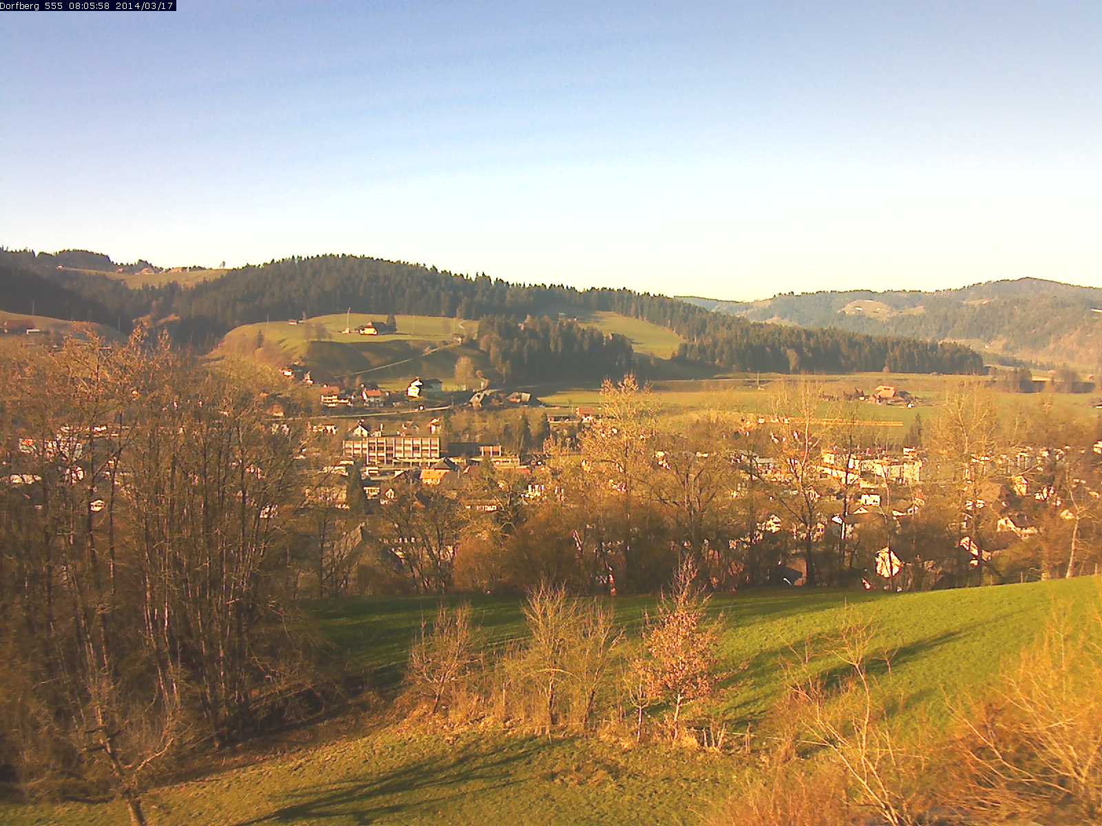 Webcam-Bild: Aussicht vom Dorfberg in Langnau 20140317-080600