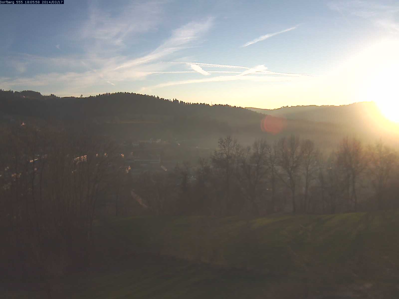 Webcam-Bild: Aussicht vom Dorfberg in Langnau 20140317-180600