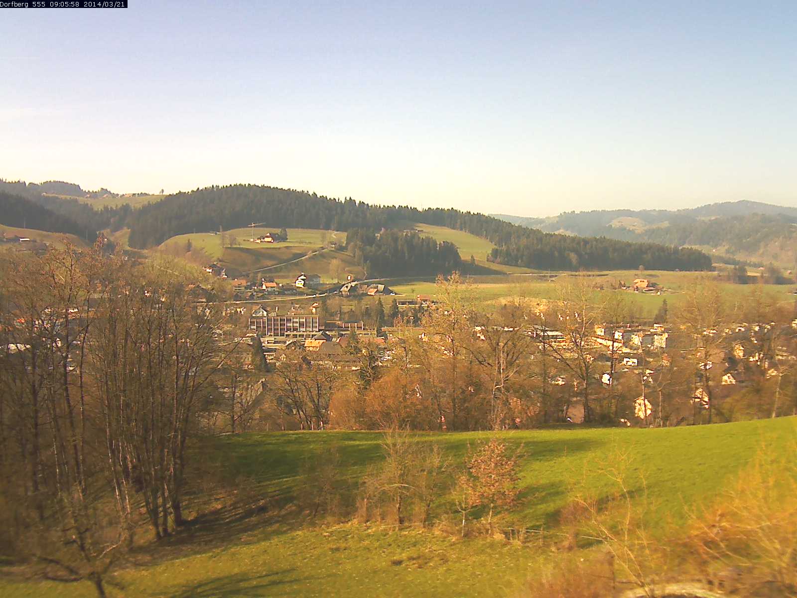 Webcam-Bild: Aussicht vom Dorfberg in Langnau 20140321-090600