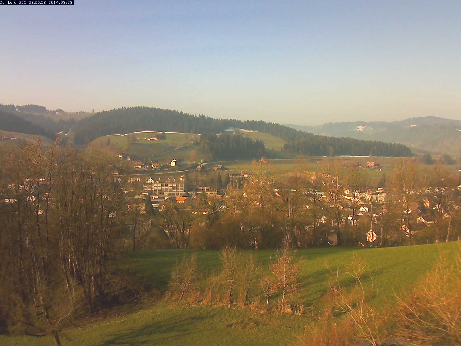 Webcam-Bild: Aussicht vom Dorfberg in Langnau 20140328-080600