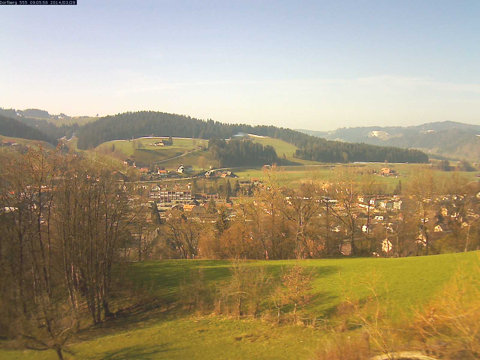 Webcam-Bild: Aussicht vom Dorfberg in Langnau 20140328-090600