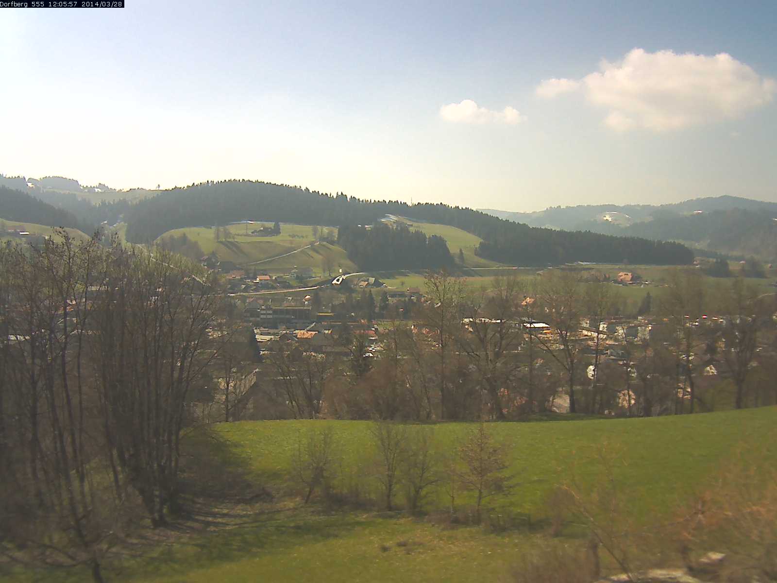Webcam-Bild: Aussicht vom Dorfberg in Langnau 20140328-120600