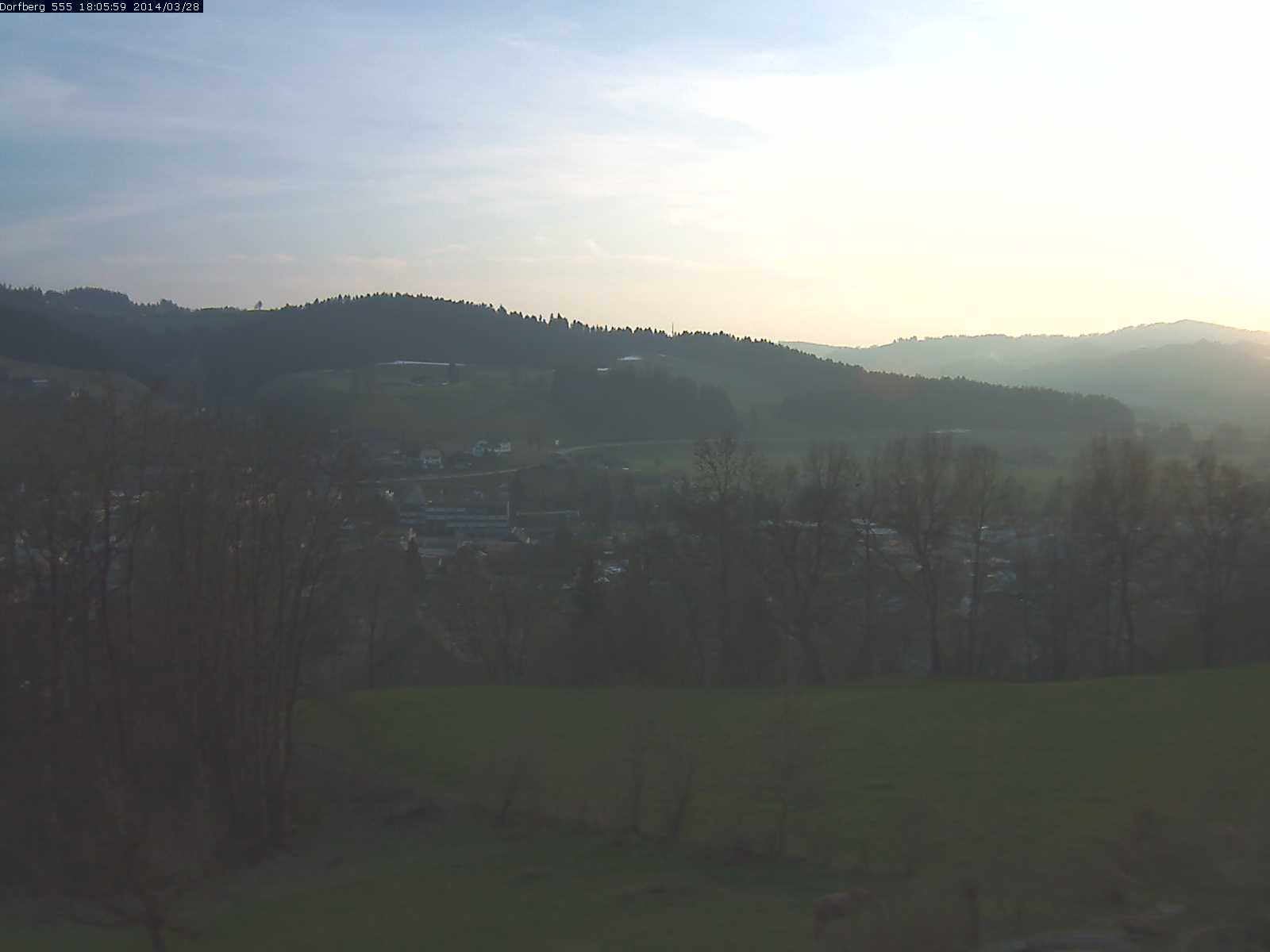 Webcam-Bild: Aussicht vom Dorfberg in Langnau 20140328-180600