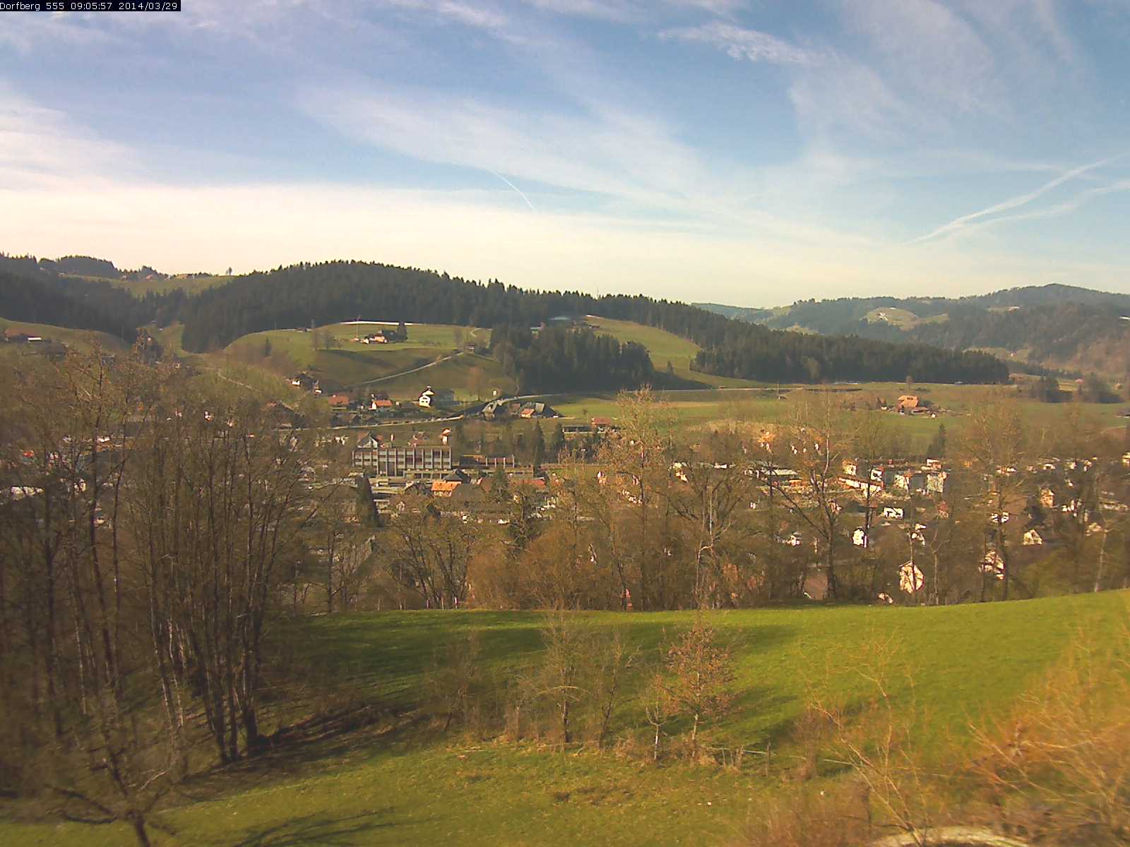 Webcam-Bild: Aussicht vom Dorfberg in Langnau 20140329-090600