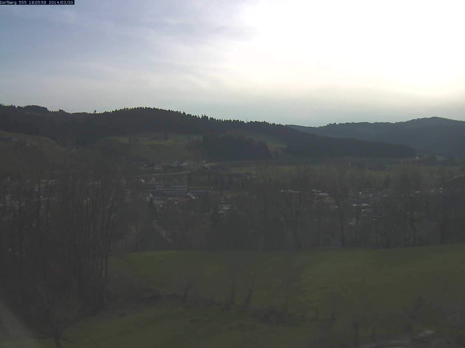 Webcam-Bild: Aussicht vom Dorfberg in Langnau 20140330-180600