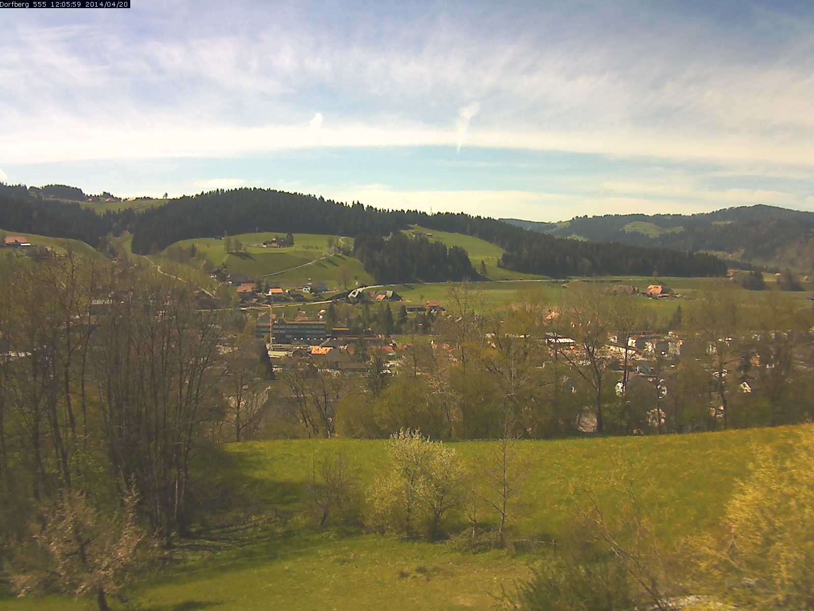 Webcam-Bild: Aussicht vom Dorfberg in Langnau 20140420-120600