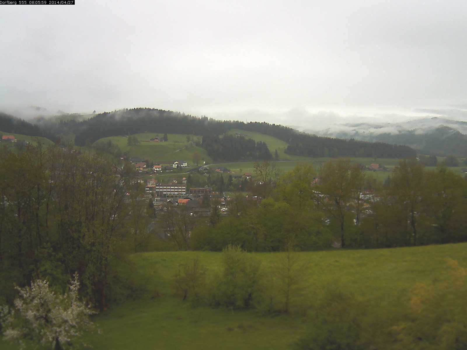 Webcam-Bild: Aussicht vom Dorfberg in Langnau 20140427-080600