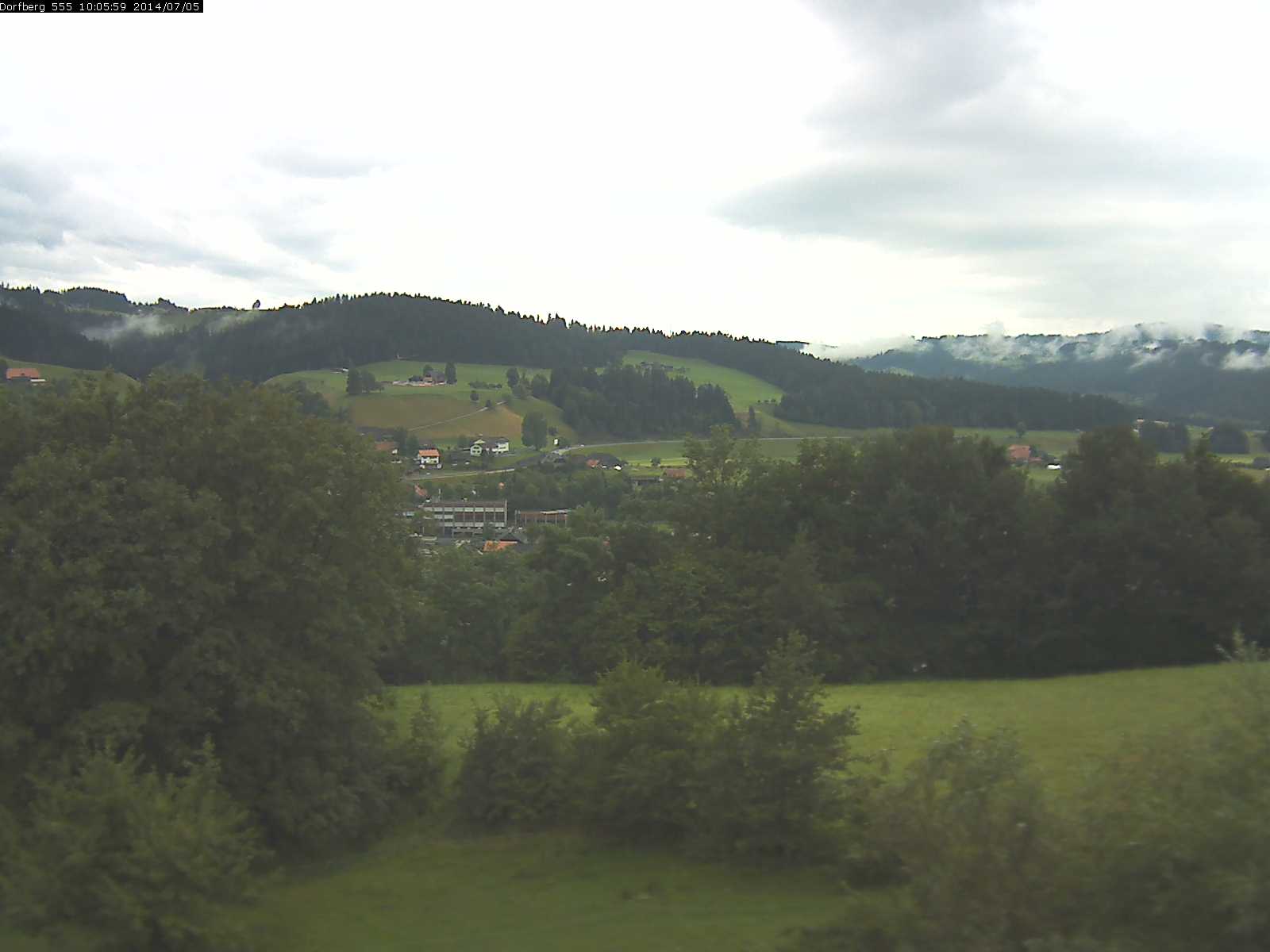 Webcam-Bild: Aussicht vom Dorfberg in Langnau 20140705-100600