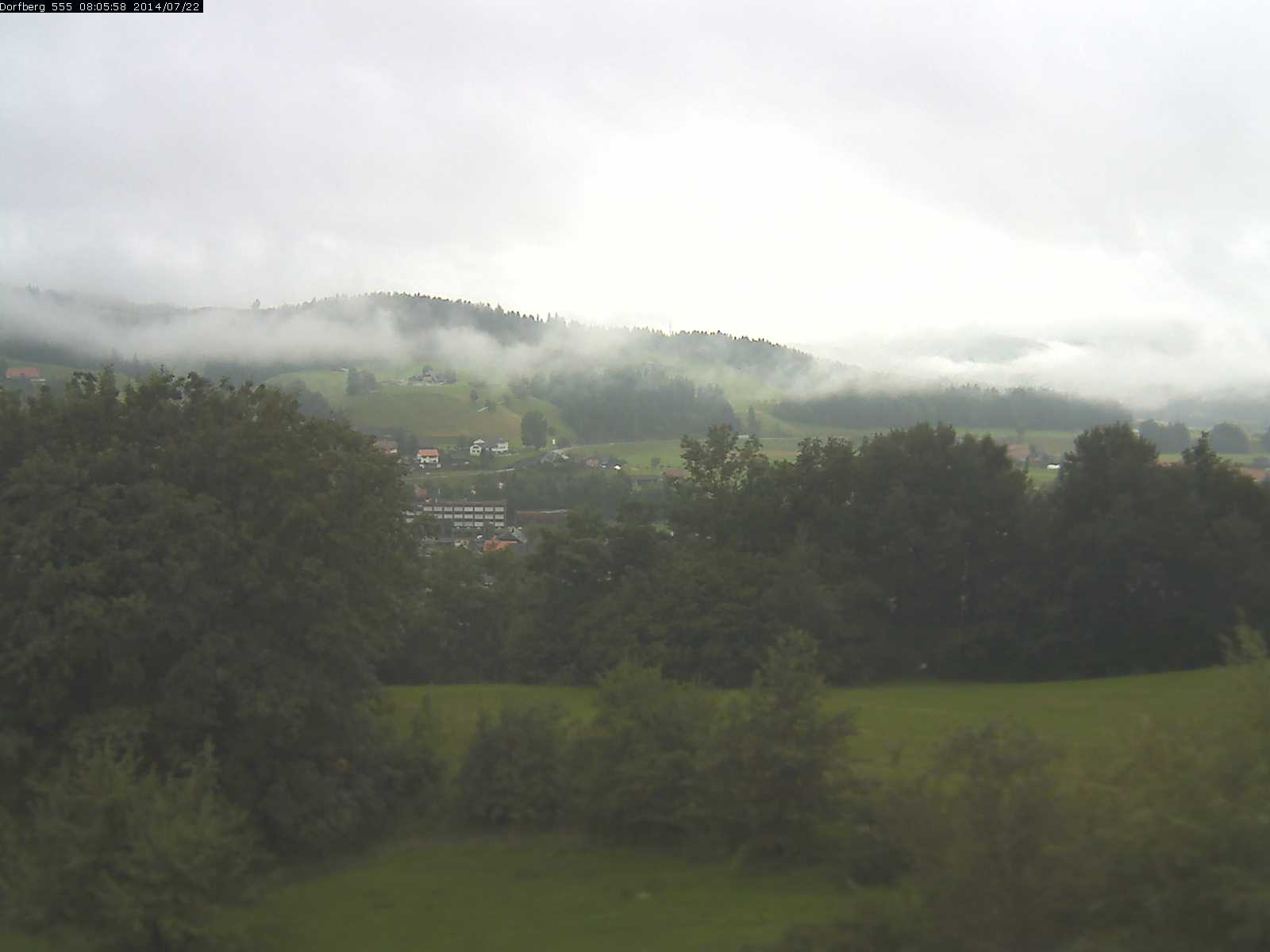 Webcam-Bild: Aussicht vom Dorfberg in Langnau 20140722-080600