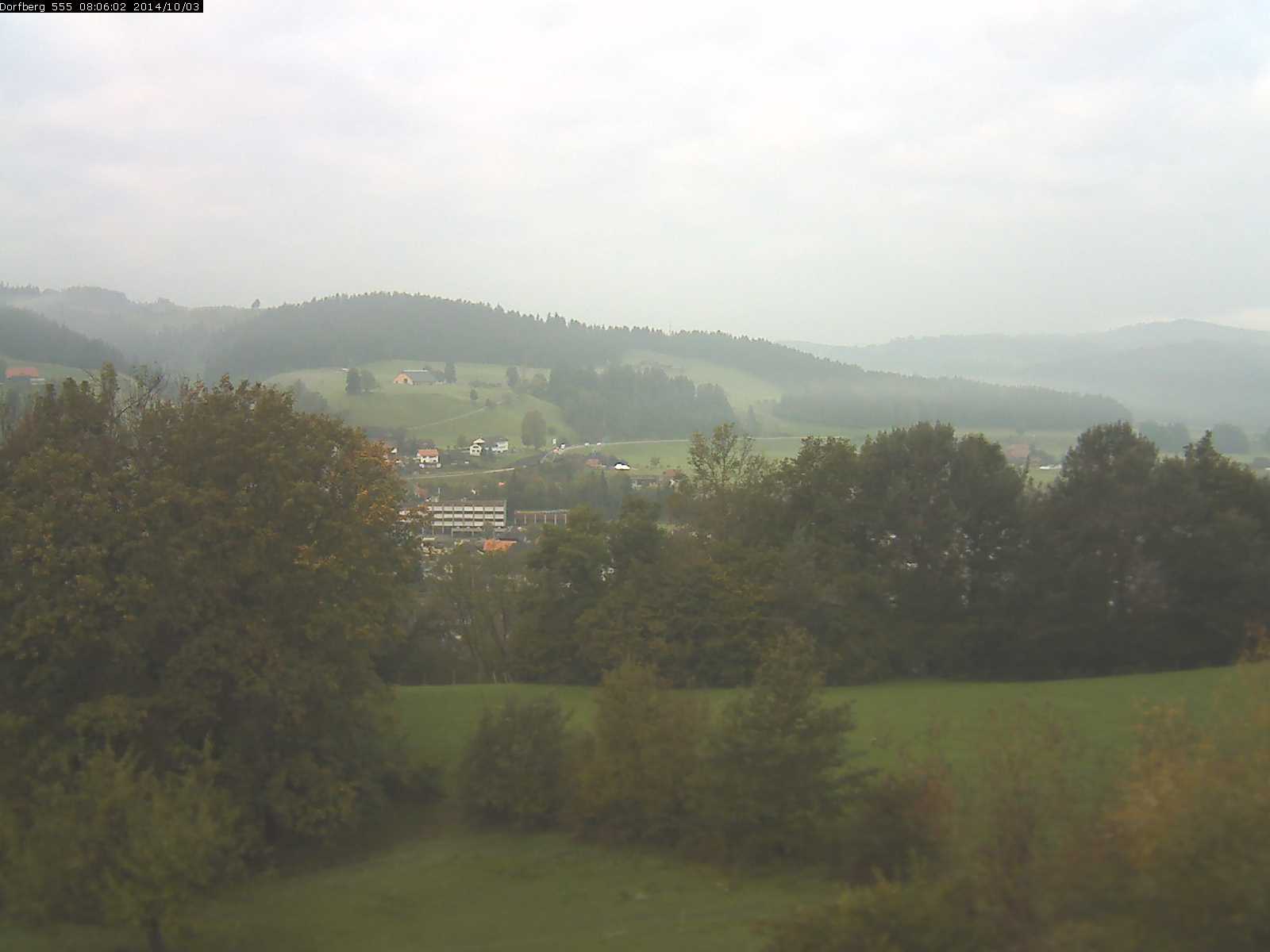 Webcam-Bild: Aussicht vom Dorfberg in Langnau 20141003-080601