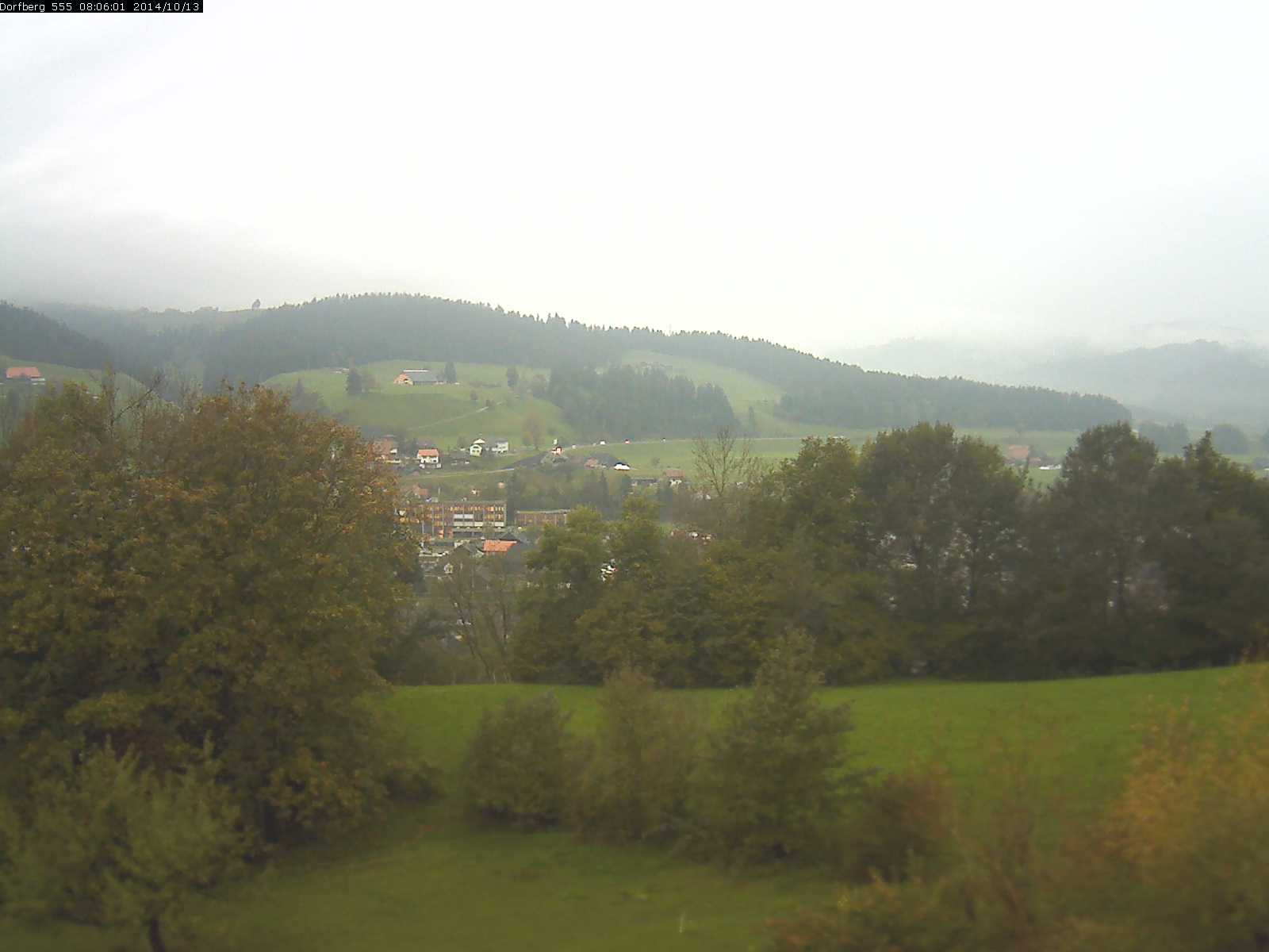 Webcam-Bild: Aussicht vom Dorfberg in Langnau 20141013-080601