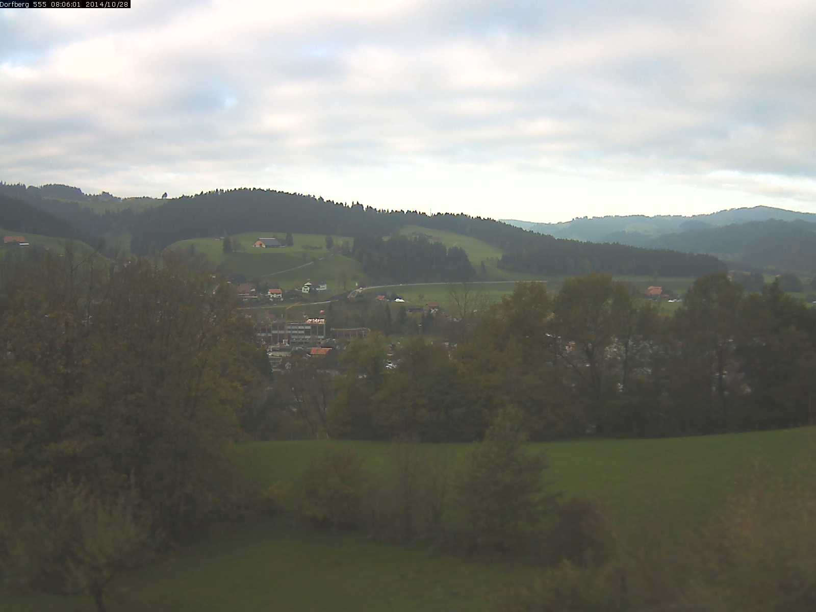 Webcam-Bild: Aussicht vom Dorfberg in Langnau 20141028-080601