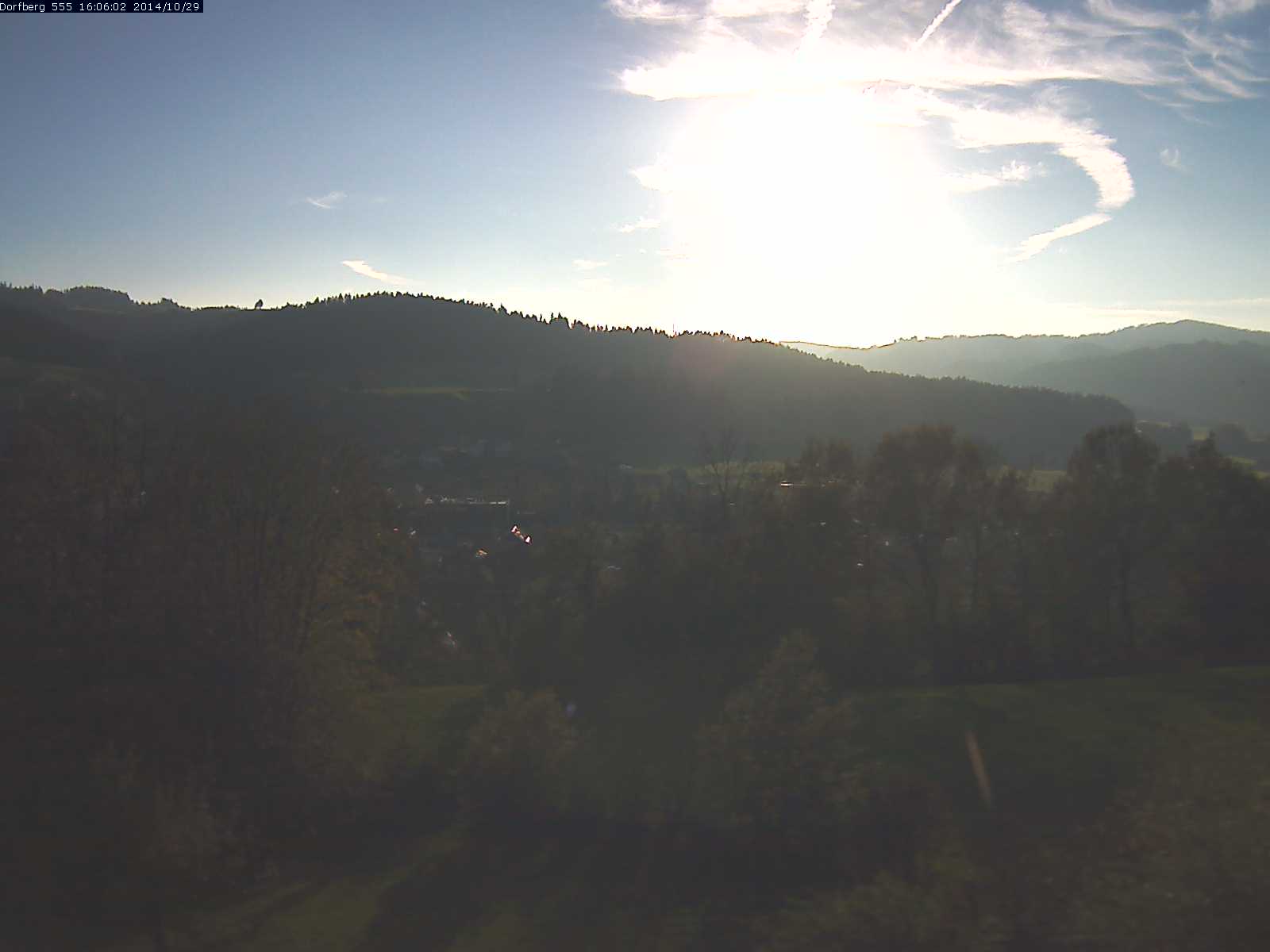 Webcam-Bild: Aussicht vom Dorfberg in Langnau 20141029-160601