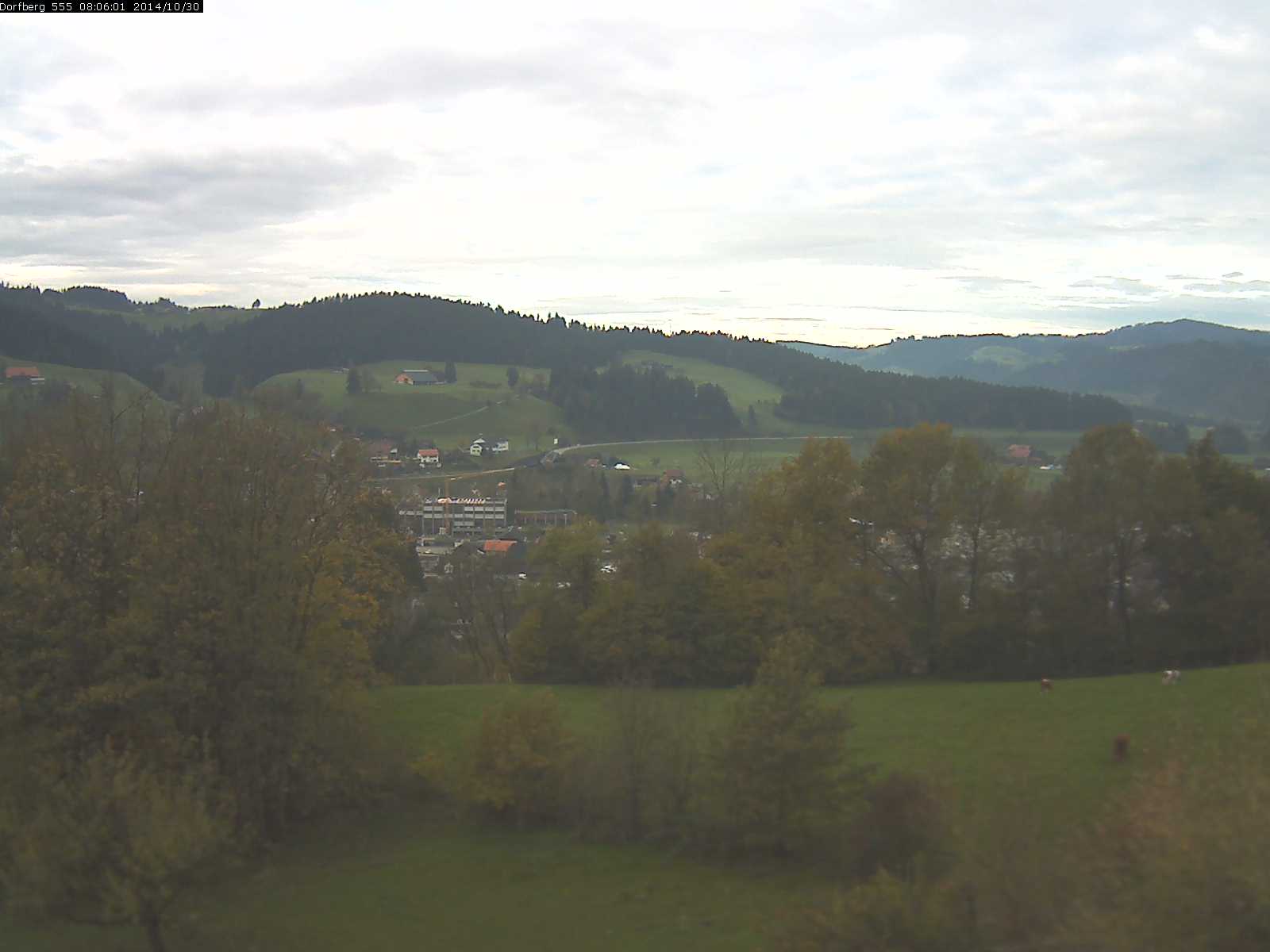 Webcam-Bild: Aussicht vom Dorfberg in Langnau 20141030-080601