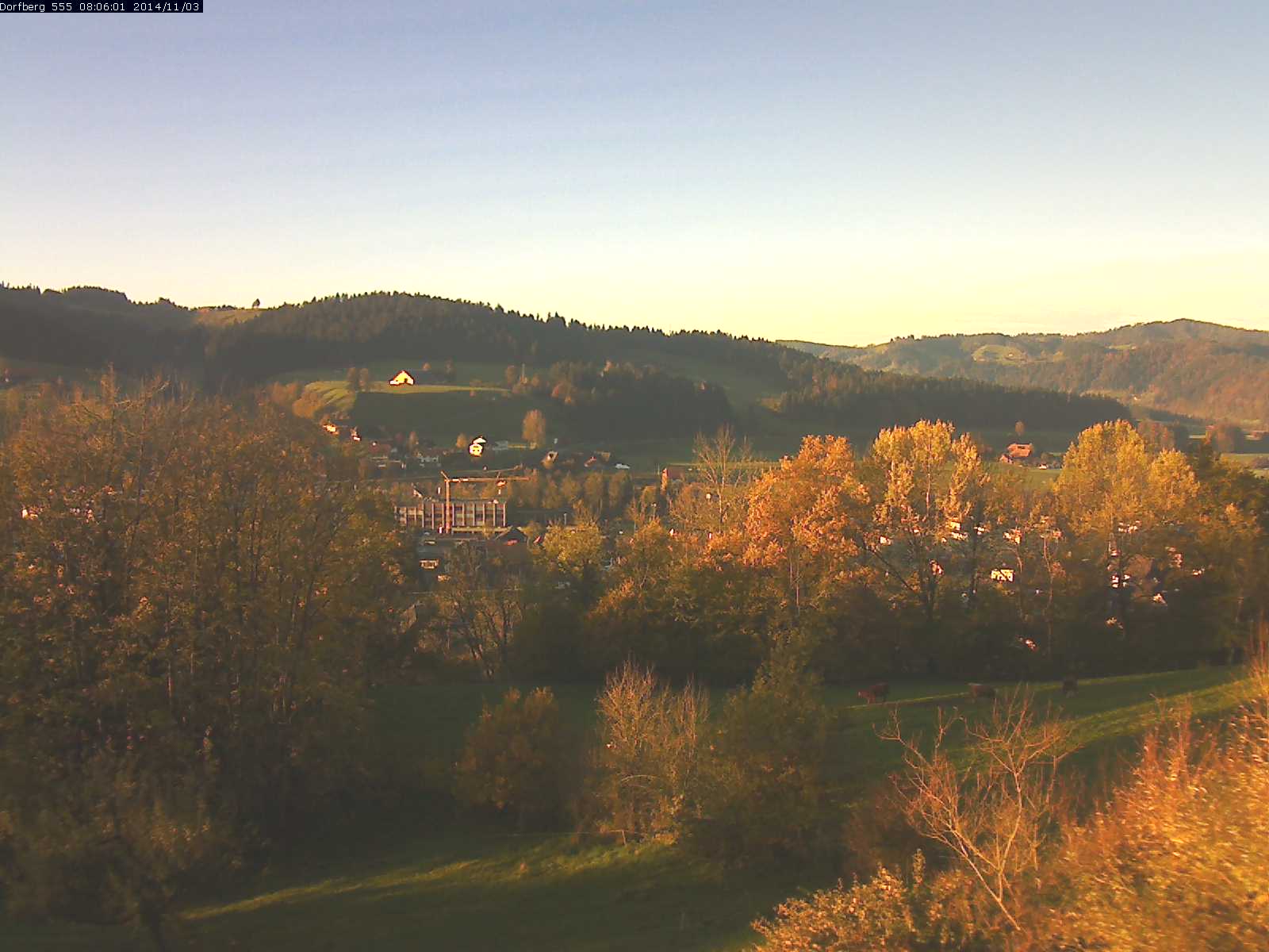 Webcam-Bild: Aussicht vom Dorfberg in Langnau 20141103-080601