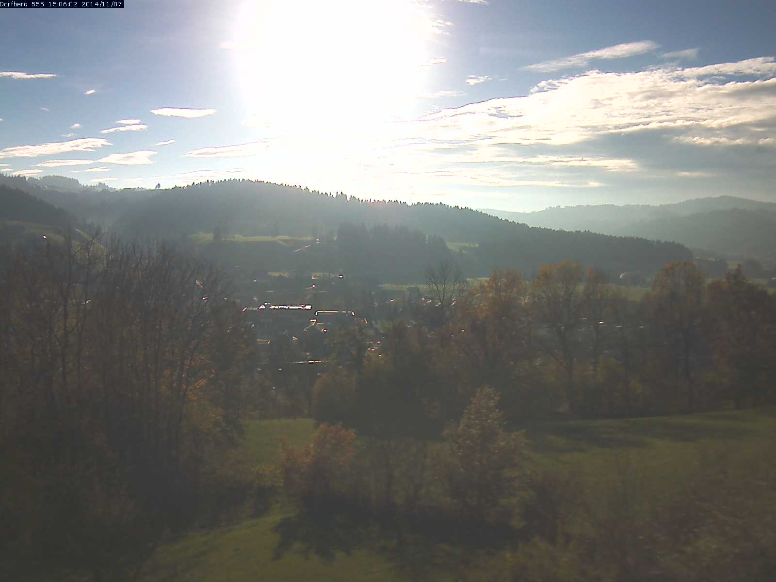 Webcam-Bild: Aussicht vom Dorfberg in Langnau 20141107-150601