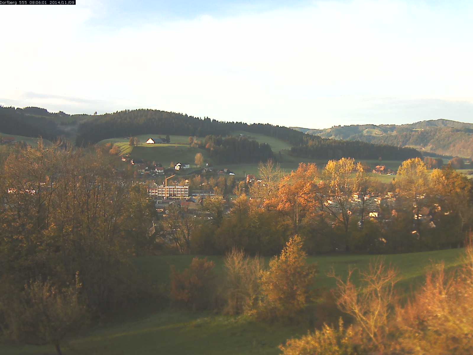 Webcam-Bild: Aussicht vom Dorfberg in Langnau 20141109-080601