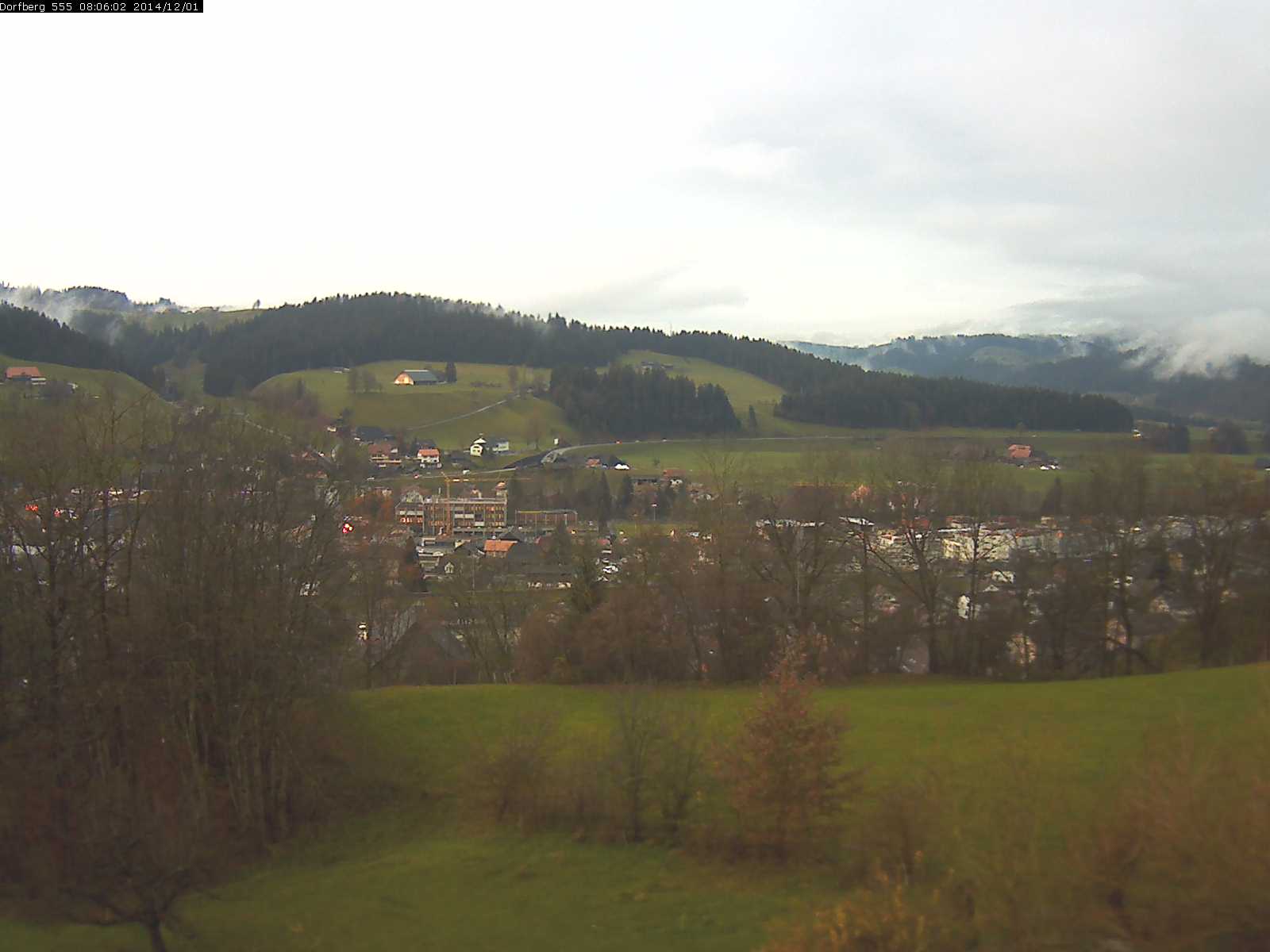 Webcam-Bild: Aussicht vom Dorfberg in Langnau 20141201-080601