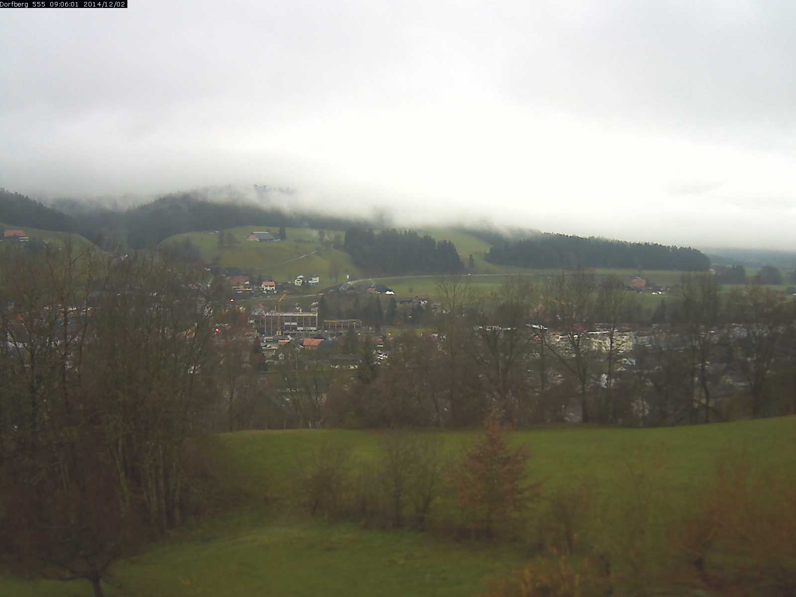 Webcam-Bild: Aussicht vom Dorfberg in Langnau 20141202-090601