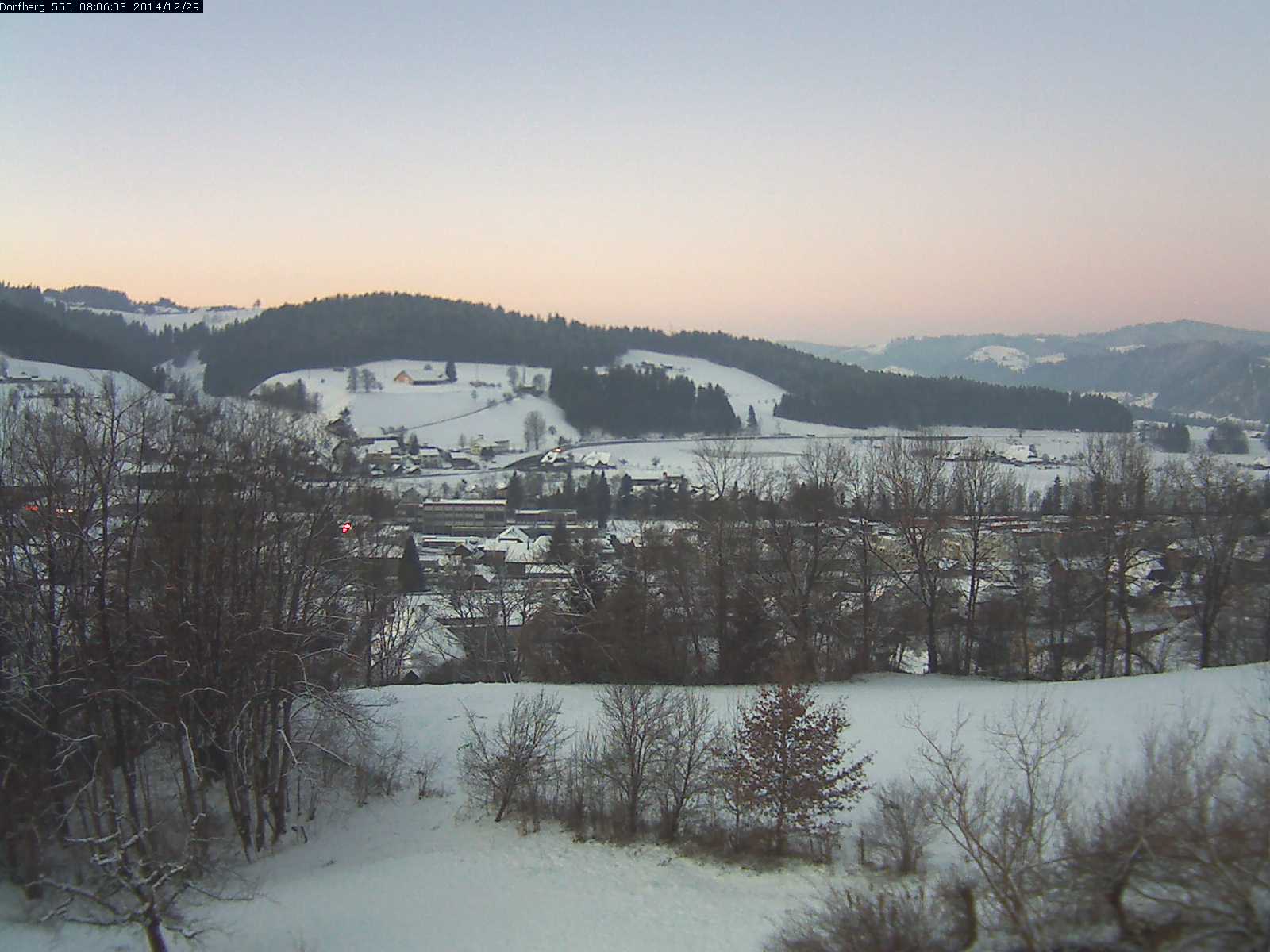 Webcam-Bild: Aussicht vom Dorfberg in Langnau 20141229-080601