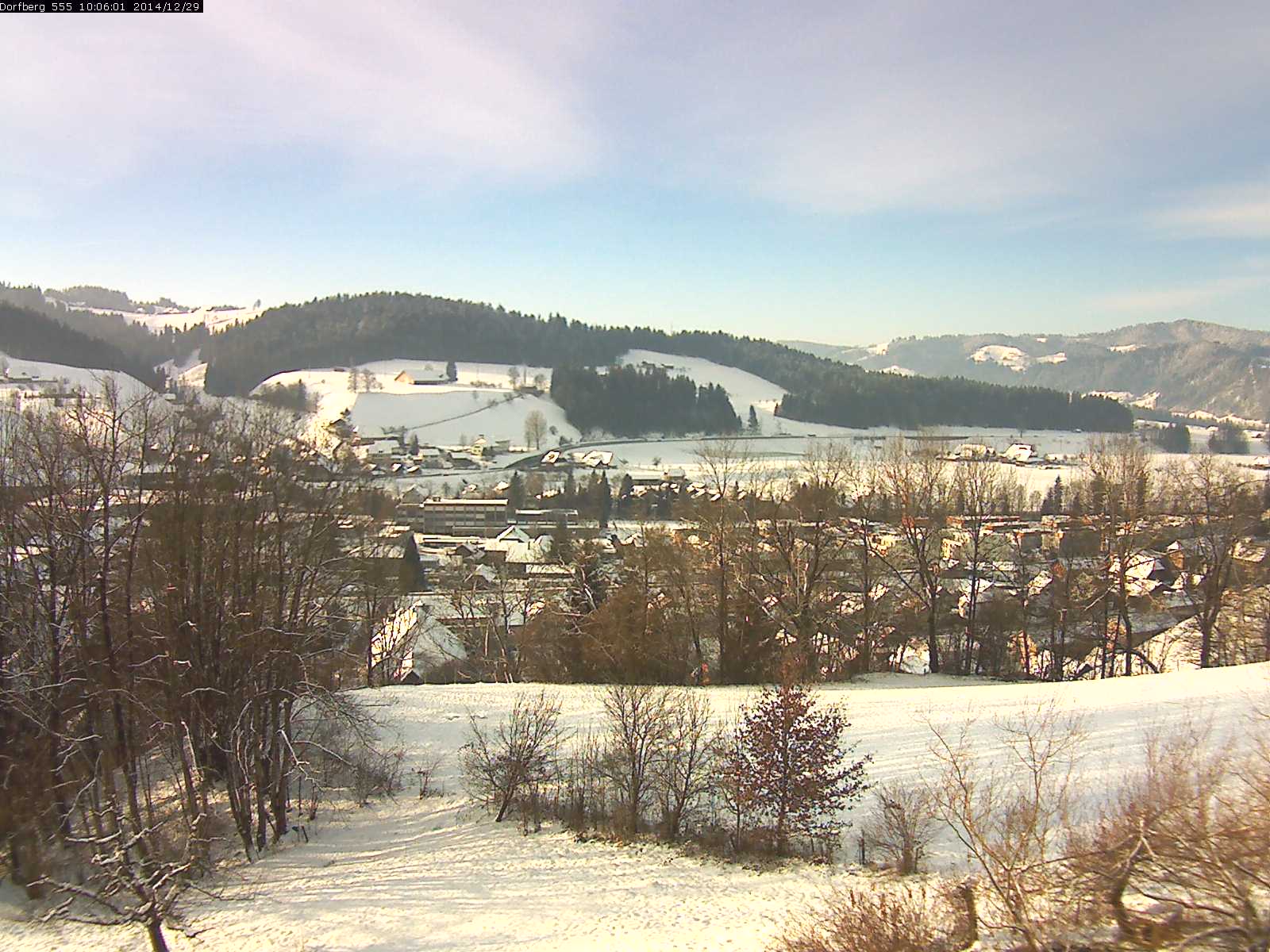 Webcam-Bild: Aussicht vom Dorfberg in Langnau 20141229-100601
