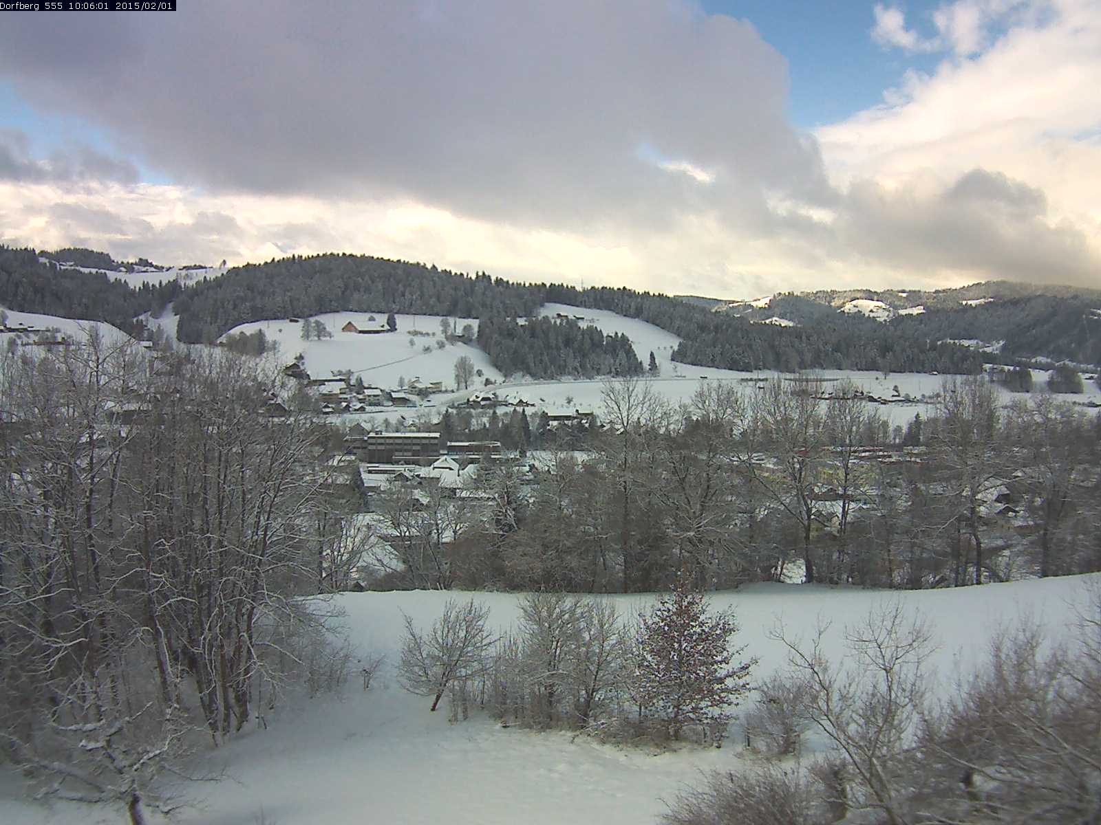 Webcam-Bild: Aussicht vom Dorfberg in Langnau 20150201-100601