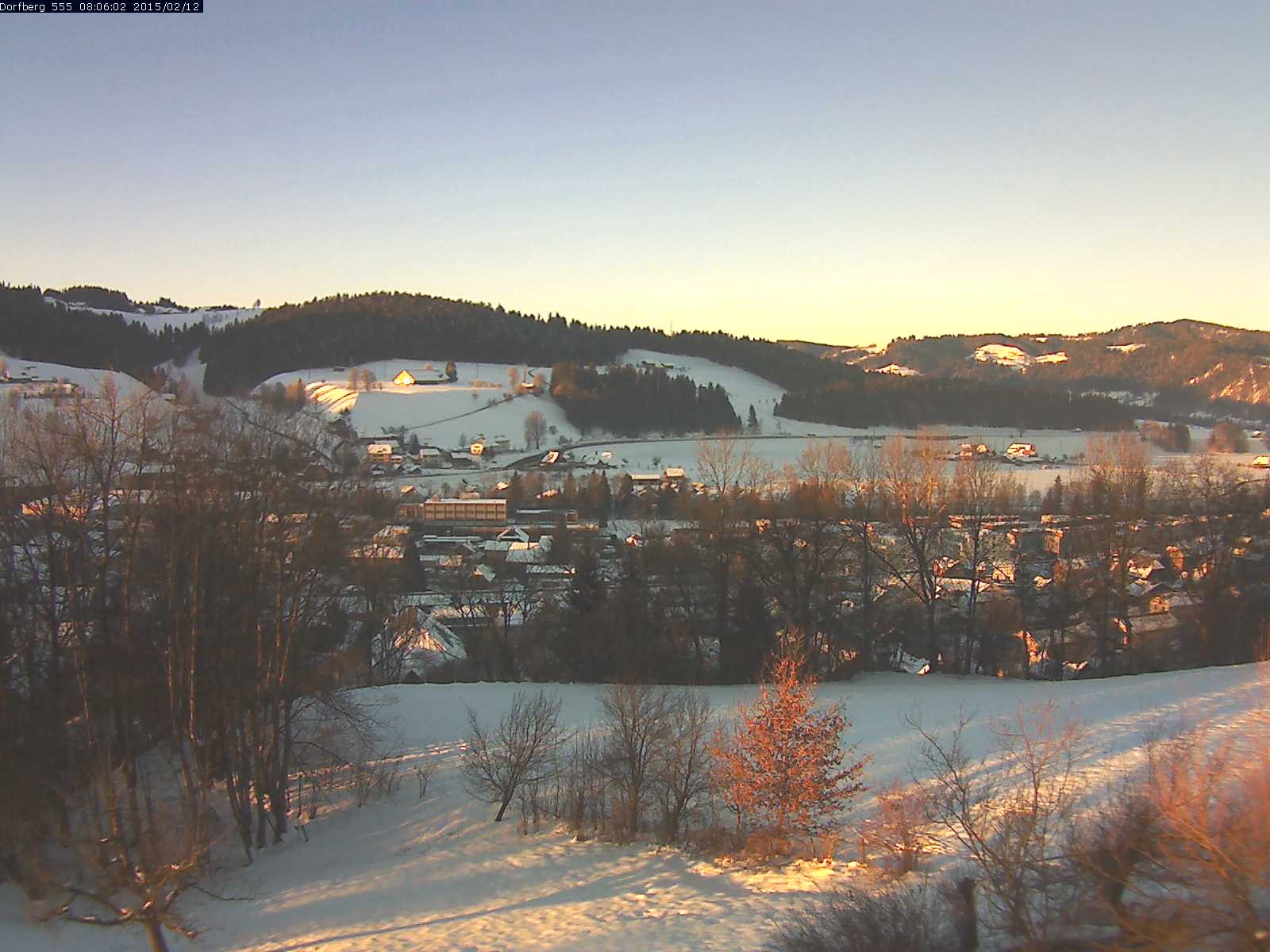 Webcam-Bild: Aussicht vom Dorfberg in Langnau 20150212-080601