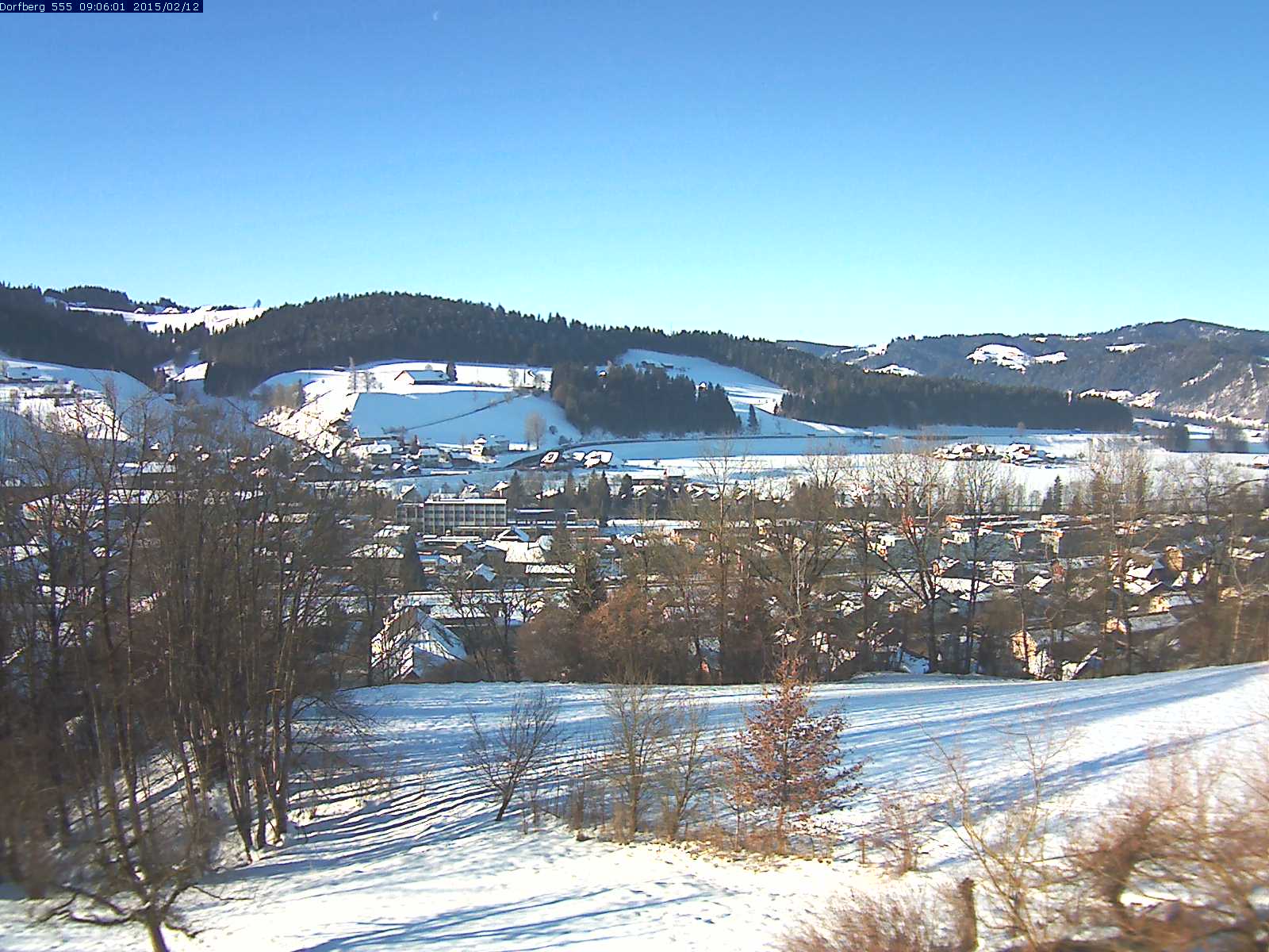 Webcam-Bild: Aussicht vom Dorfberg in Langnau 20150212-090601