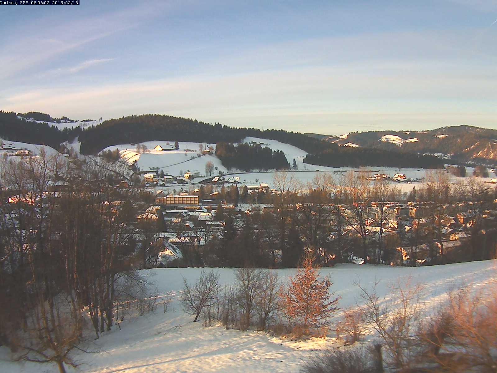 Webcam-Bild: Aussicht vom Dorfberg in Langnau 20150213-080601