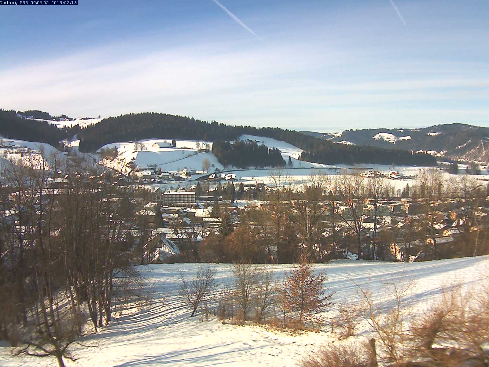 Webcam-Bild: Aussicht vom Dorfberg in Langnau 20150213-090601