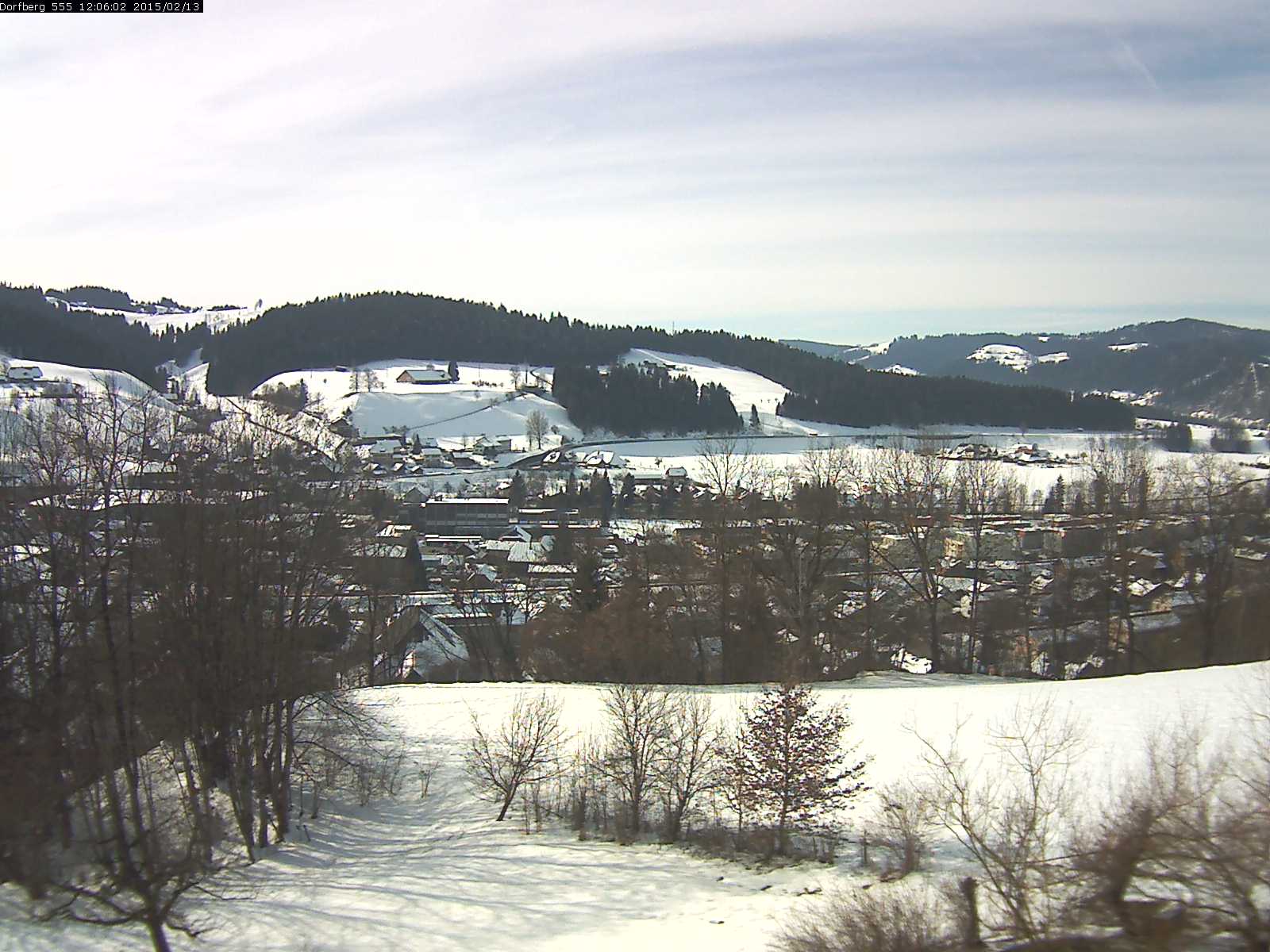 Webcam-Bild: Aussicht vom Dorfberg in Langnau 20150213-120601