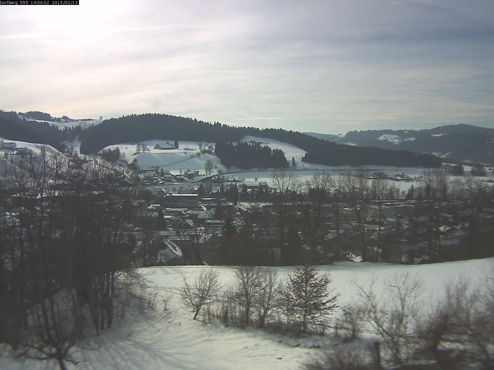 Webcam-Bild: Aussicht vom Dorfberg in Langnau 20150213-140601
