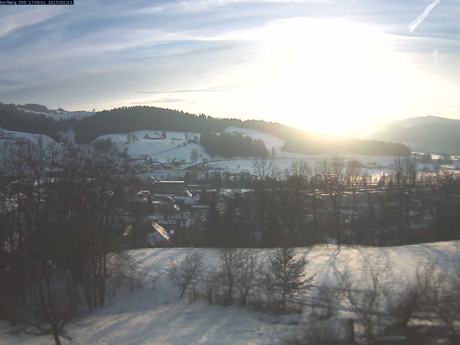 Webcam-Bild: Aussicht vom Dorfberg in Langnau 20150213-170601