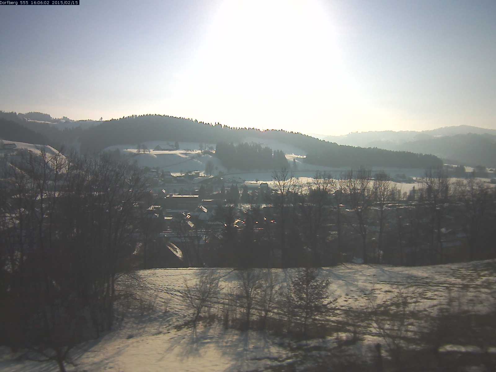 Webcam-Bild: Aussicht vom Dorfberg in Langnau 20150215-160601