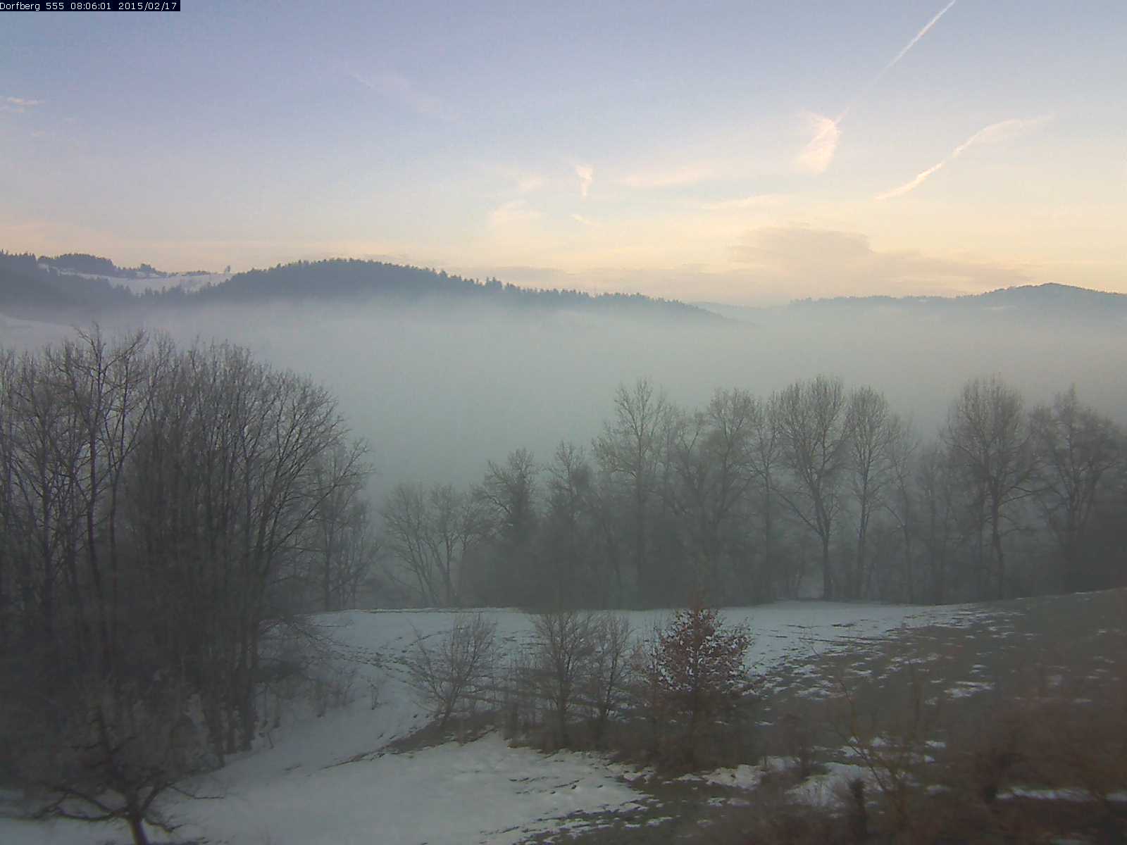 Webcam-Bild: Aussicht vom Dorfberg in Langnau 20150217-080601
