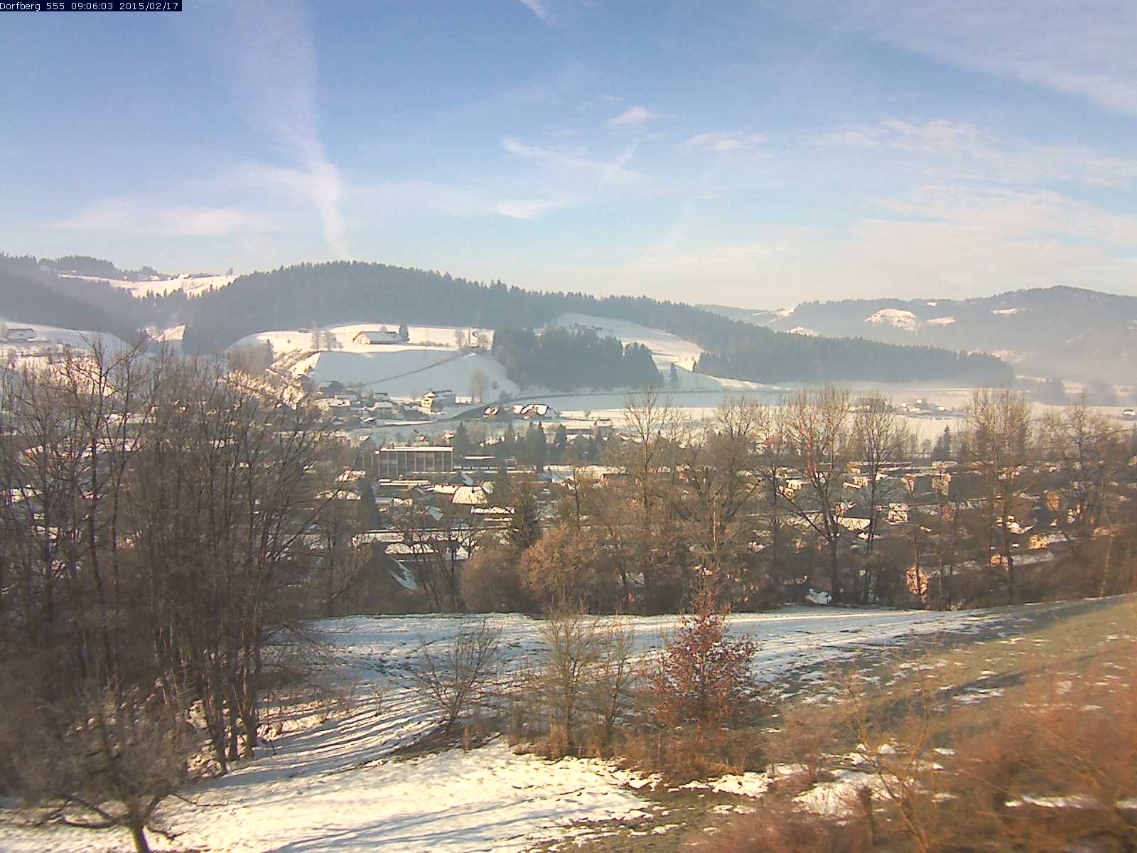 Webcam-Bild: Aussicht vom Dorfberg in Langnau 20150217-090601