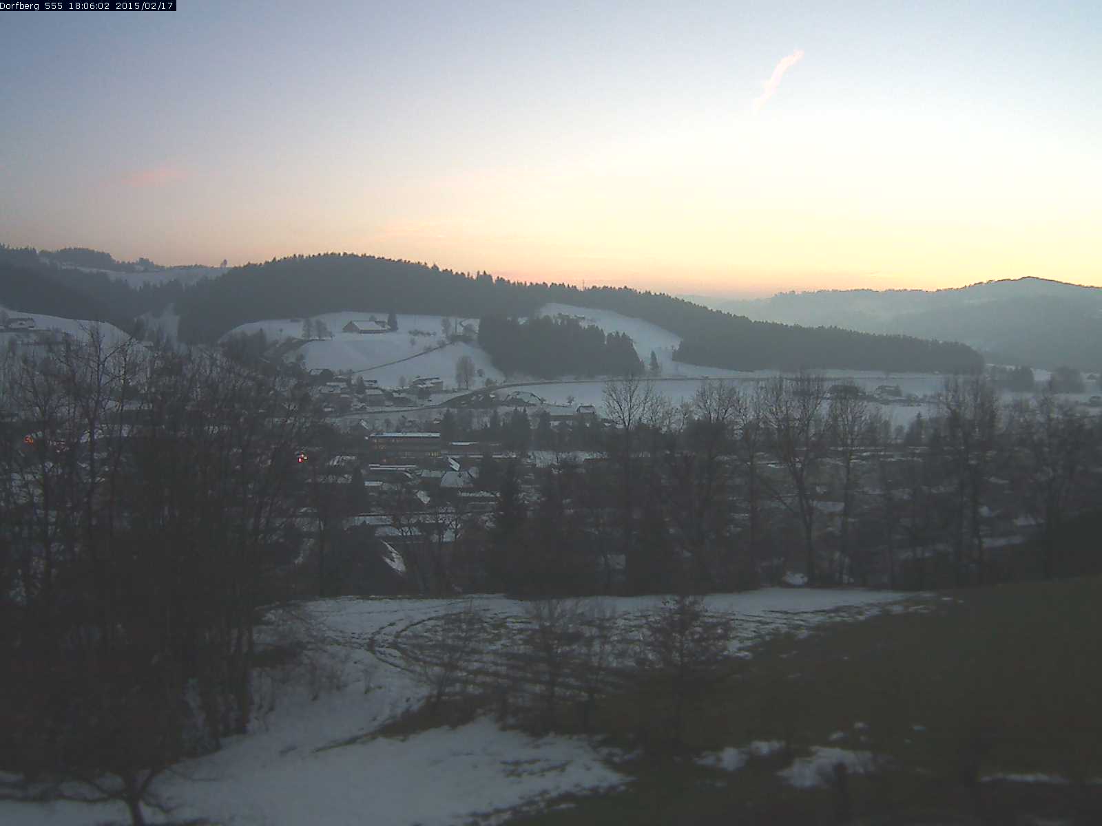 Webcam-Bild: Aussicht vom Dorfberg in Langnau 20150217-180601