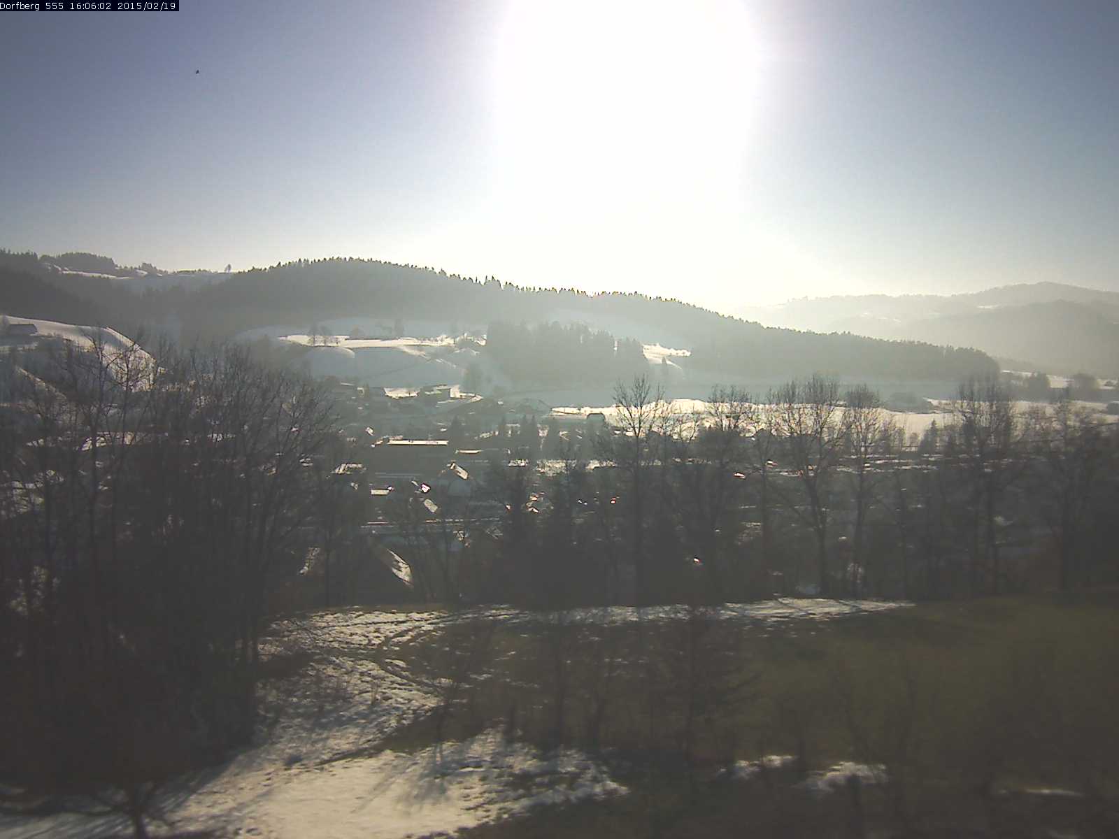 Webcam-Bild: Aussicht vom Dorfberg in Langnau 20150219-160601