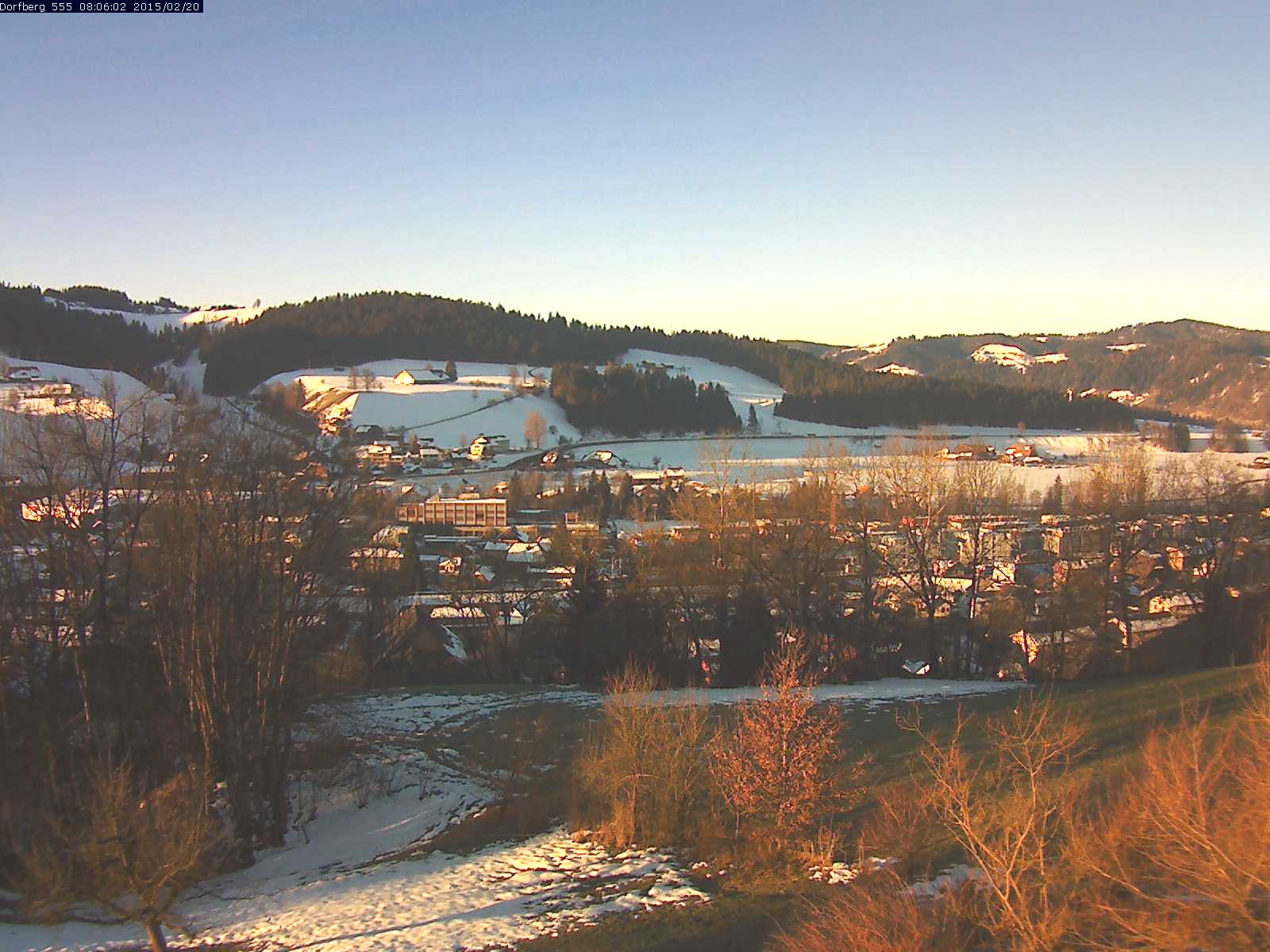 Webcam-Bild: Aussicht vom Dorfberg in Langnau 20150220-080601
