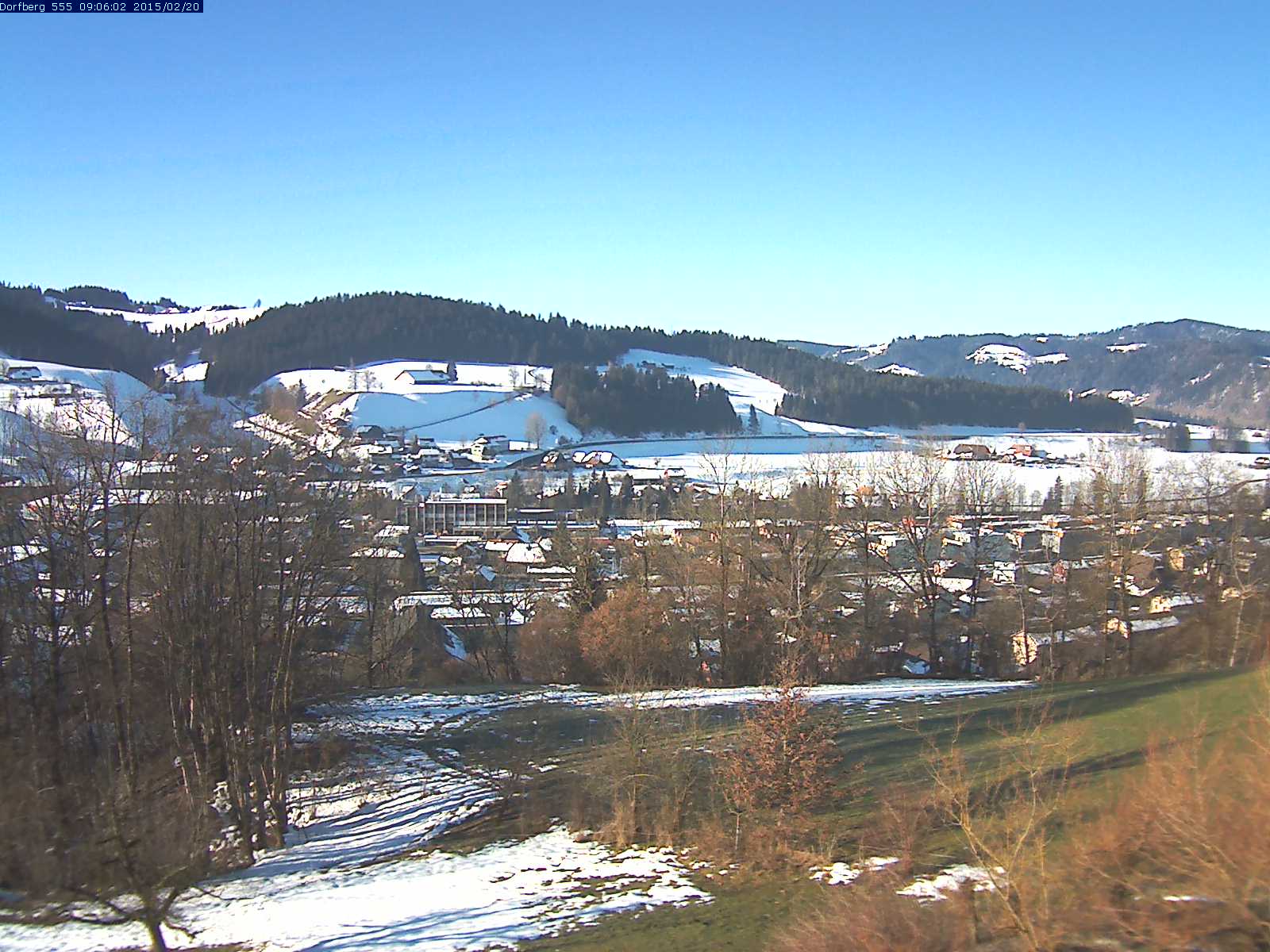 Webcam-Bild: Aussicht vom Dorfberg in Langnau 20150220-090601