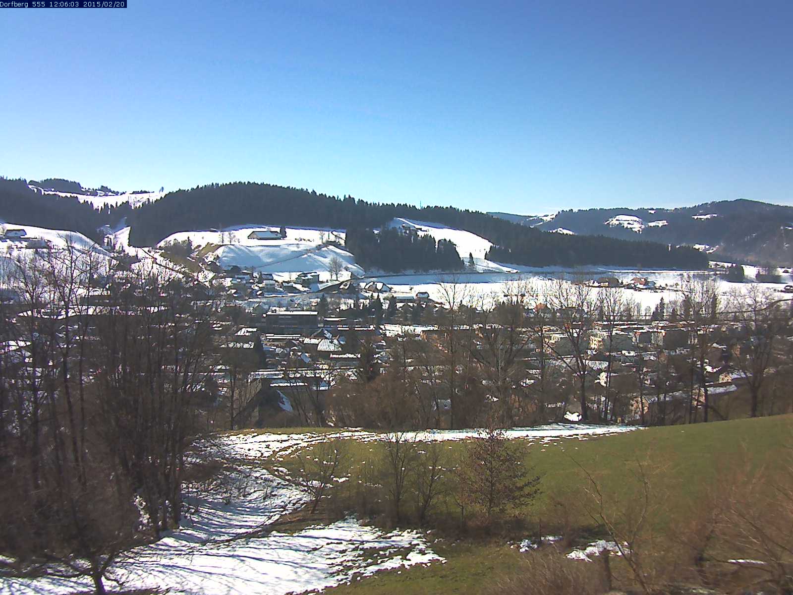 Webcam-Bild: Aussicht vom Dorfberg in Langnau 20150220-120601