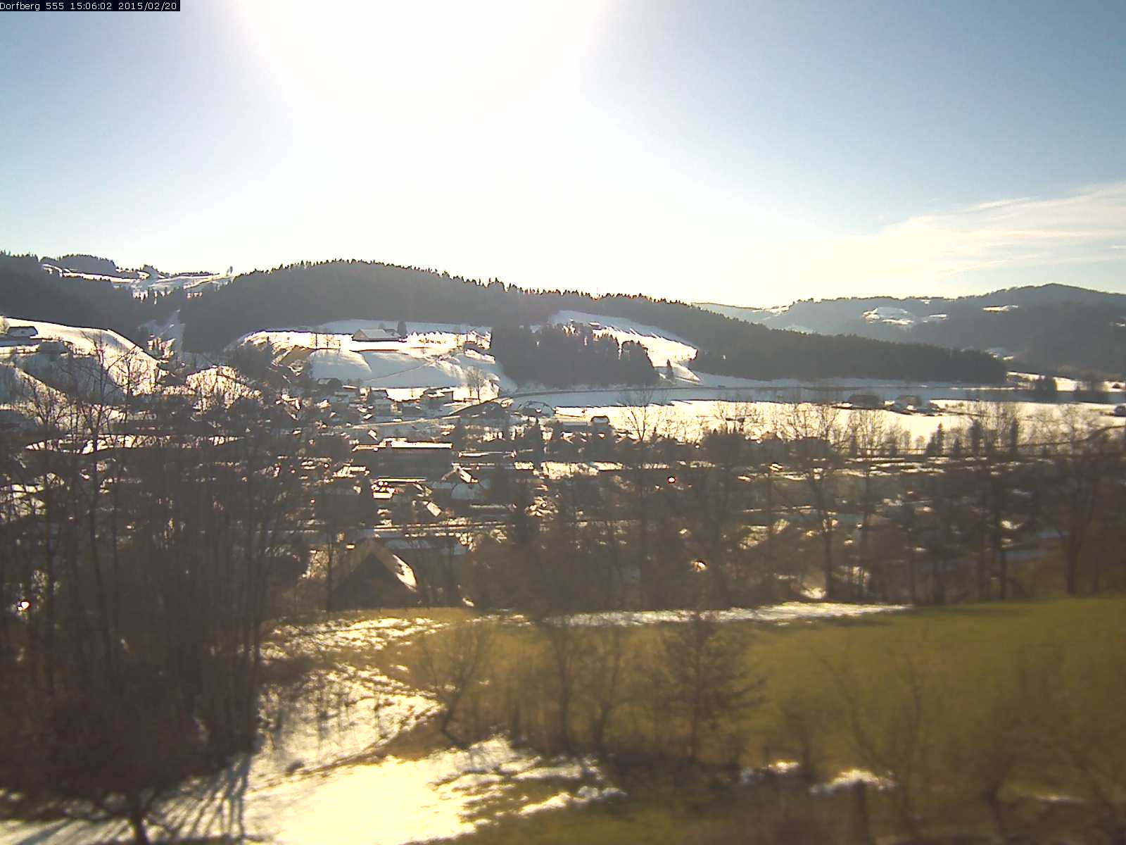 Webcam-Bild: Aussicht vom Dorfberg in Langnau 20150220-150601