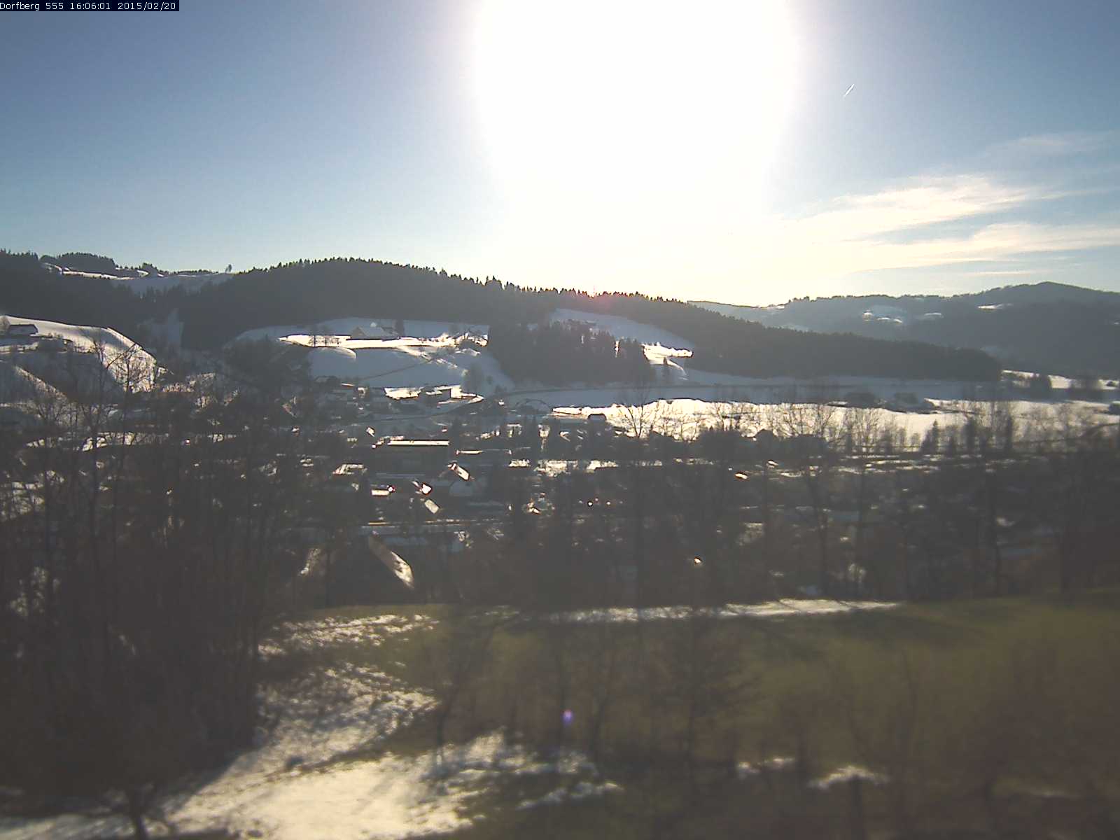 Webcam-Bild: Aussicht vom Dorfberg in Langnau 20150220-160601
