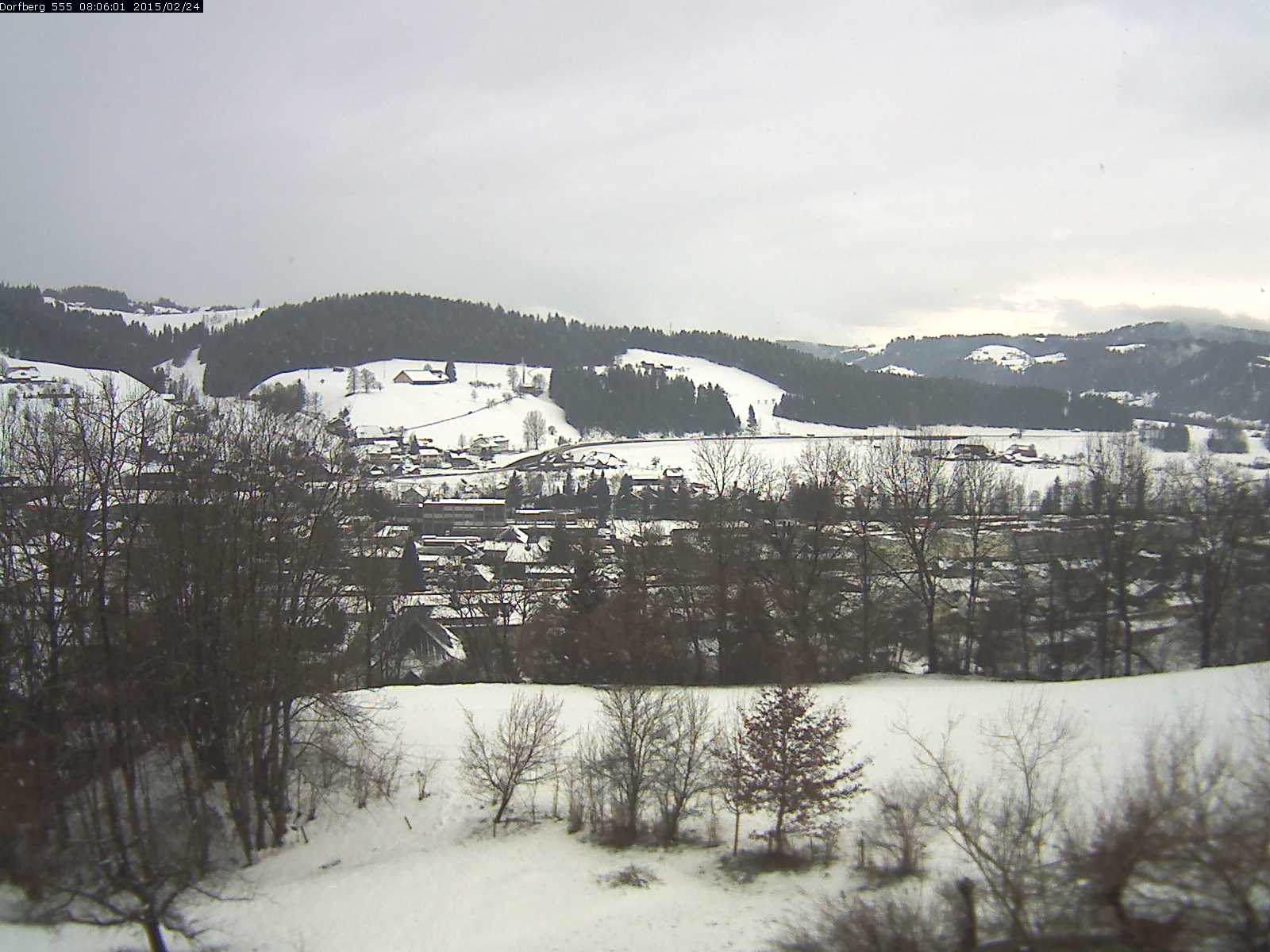 Webcam-Bild: Aussicht vom Dorfberg in Langnau 20150224-080601