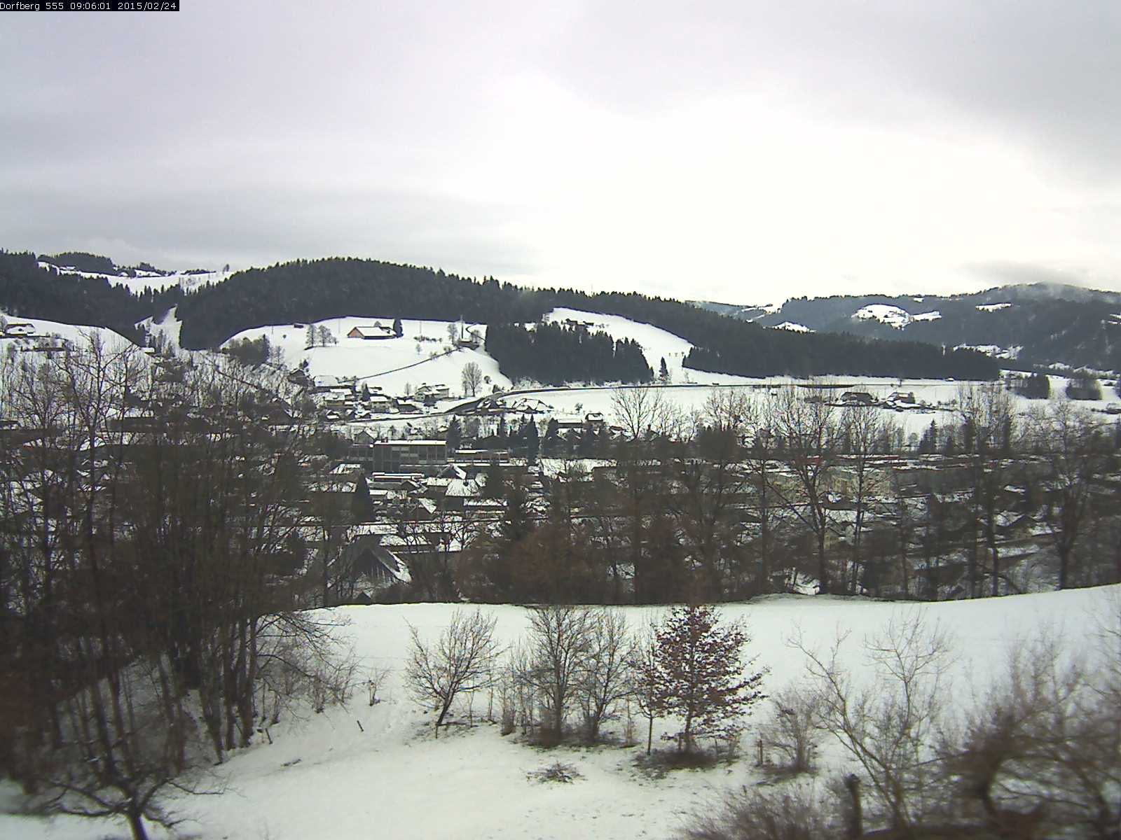 Webcam-Bild: Aussicht vom Dorfberg in Langnau 20150224-090601