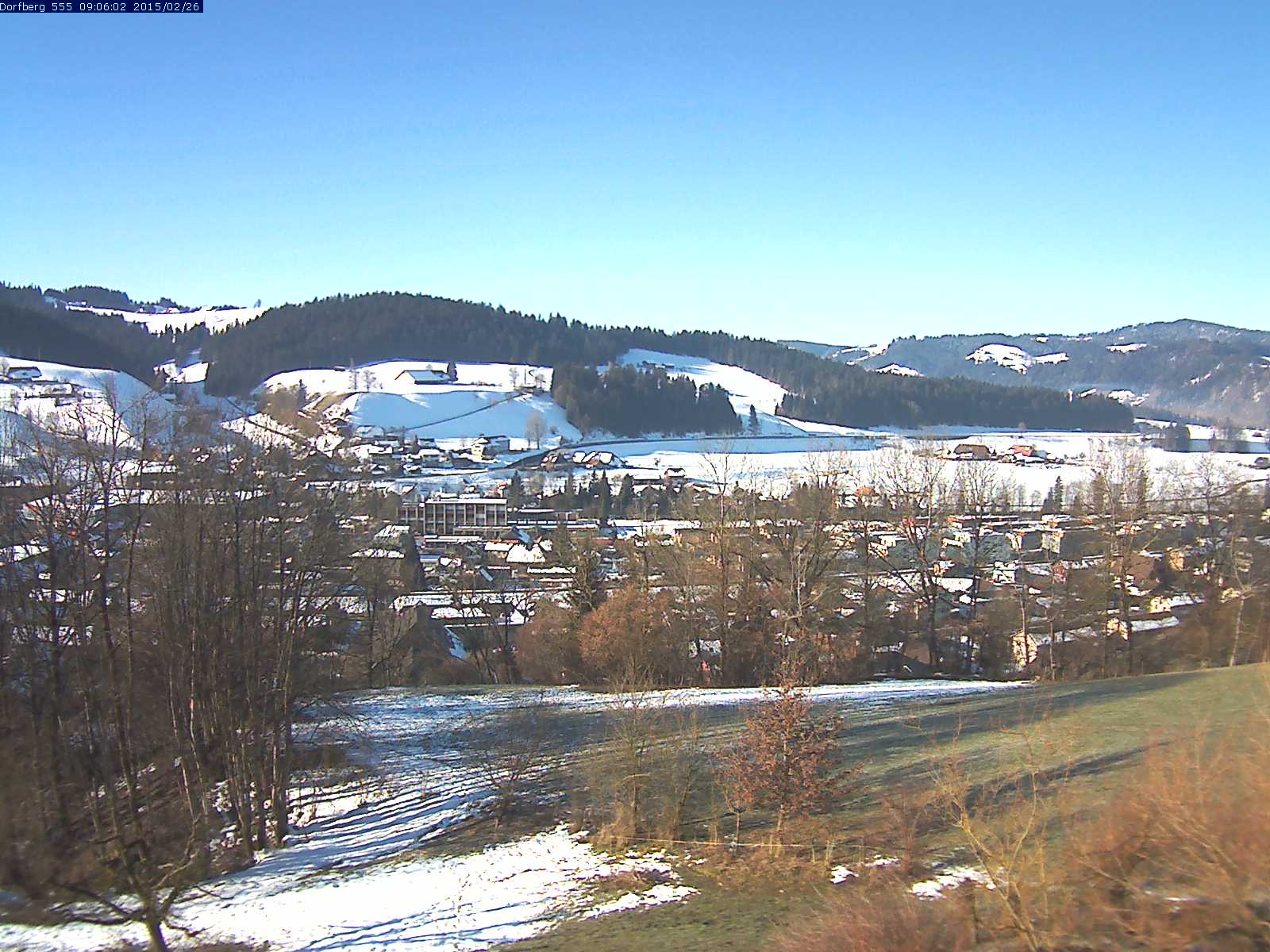 Webcam-Bild: Aussicht vom Dorfberg in Langnau 20150226-090601